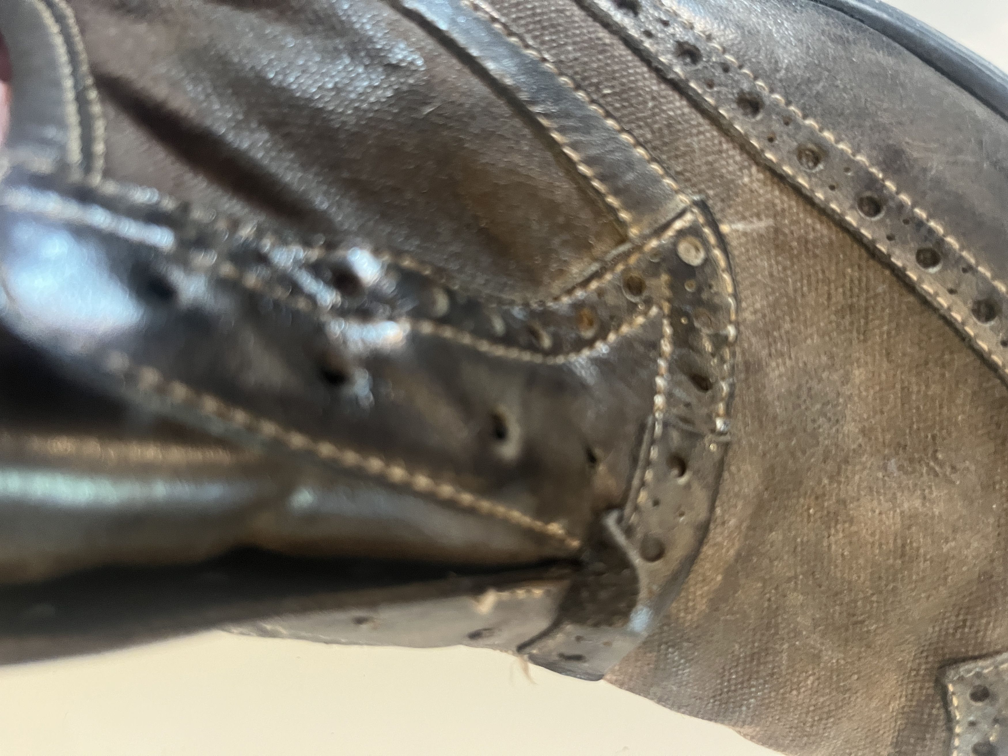 John Varvatos Varvatos Made in Italy Wingtip Laceless Brogue Style 1364 Size US 11 / EU 44 - 3 Thumbnail
