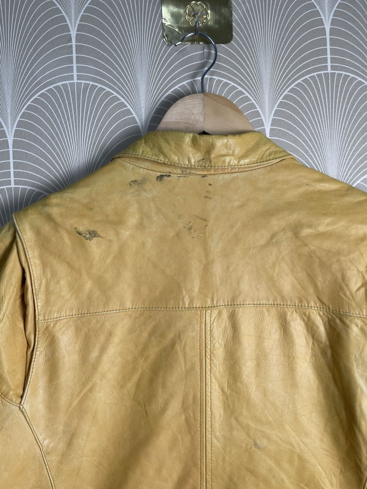 Designer × Japanese Brand × Vintage VINTAGE BARASSI MILANO LEATHER CHORE JACKET RARE Size US M / EU 48-50 / 2 - 14 Thumbnail