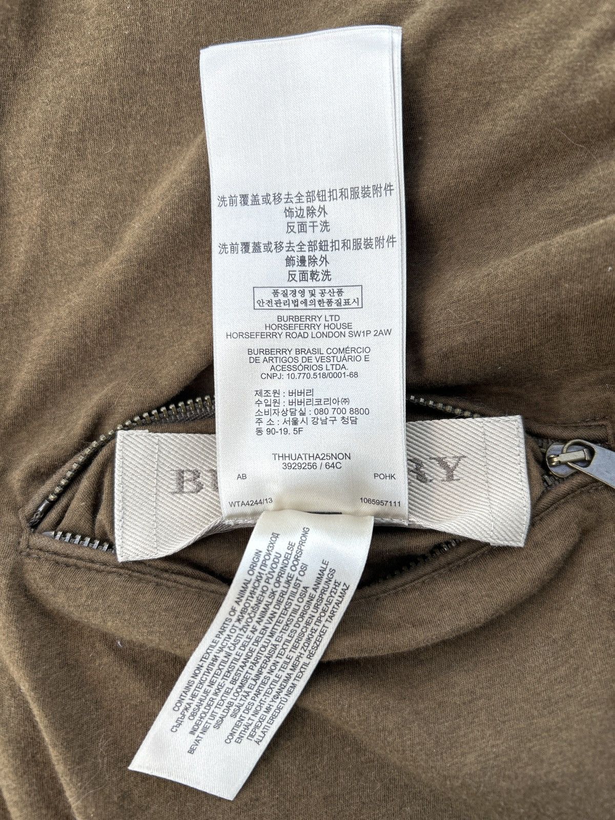Burberry BURBERRY BRIT WOMENS REVERSIBLE CROPPED BOMBER JACKET Size M / US 6-8 / IT 42-44 - 12 Thumbnail