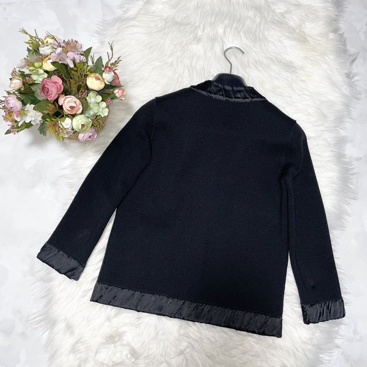 Dolce & Gabbana Dolce & Gabbana Smoke Piping No Collar Jacket 38 Black Size XS / US 0-2 / IT 36-38 - 5 Thumbnail