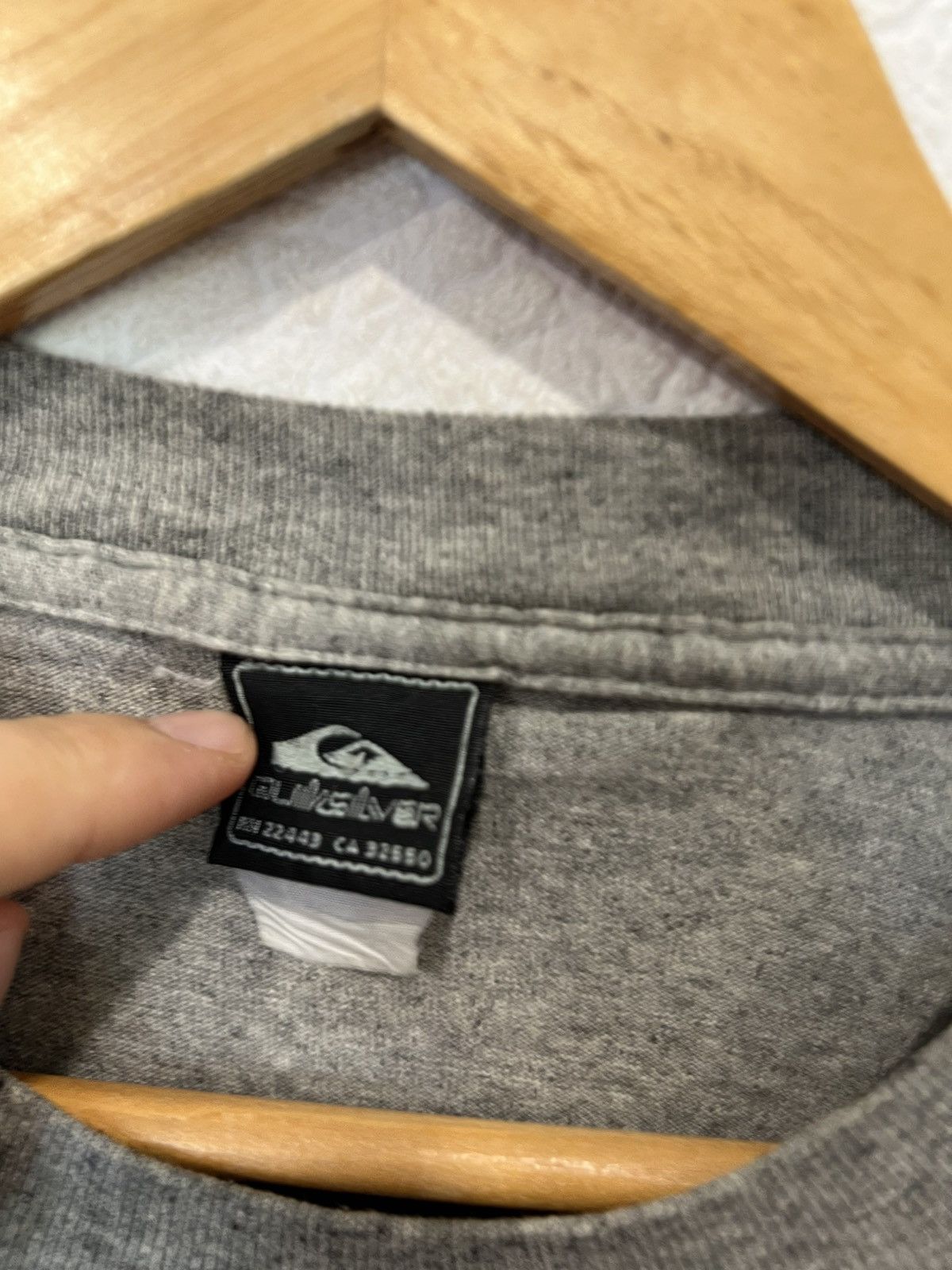 Quiksilver Quiksilver Vintage 90s Grey T Shirt Tee Oversized Size US L / EU 52-54 / 3 - 4 Thumbnail