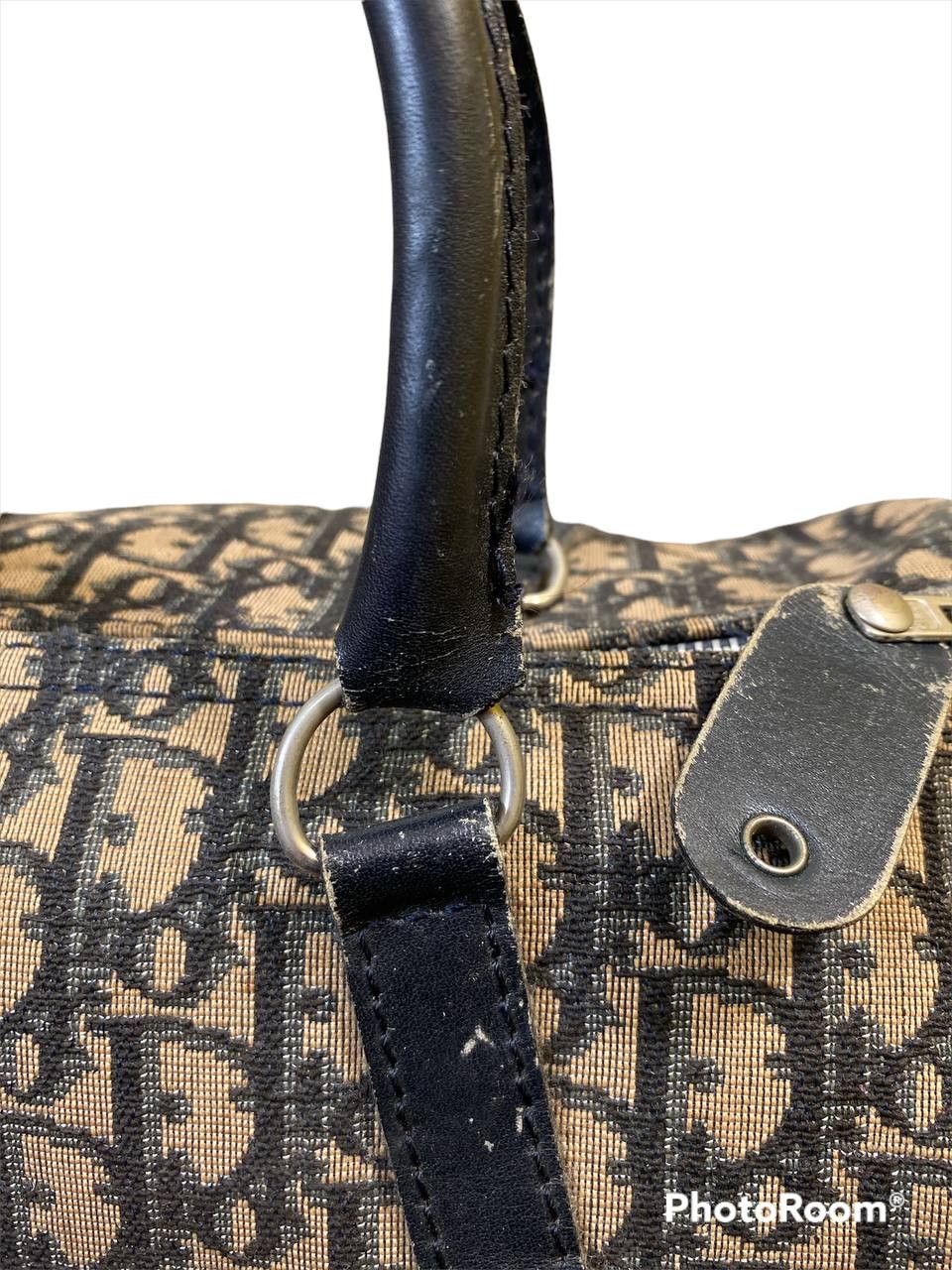 Christian Dior Monsieur × Dior vintage christian dior leather monogram bowling handbag Size ONE SIZE - 6 Thumbnail