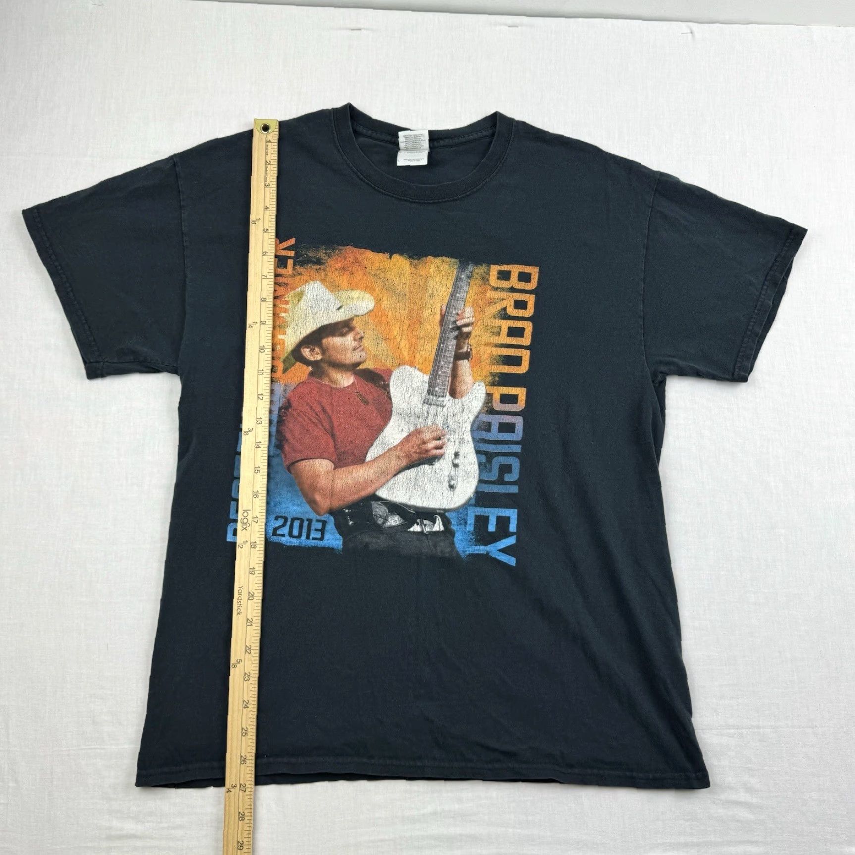 Gildan Brad Paisley Beat This Summer Shirt Adult Large Black 2013 Country Music Men"} Size US L / EU 52-54 / 3 - 5 Thumbnail