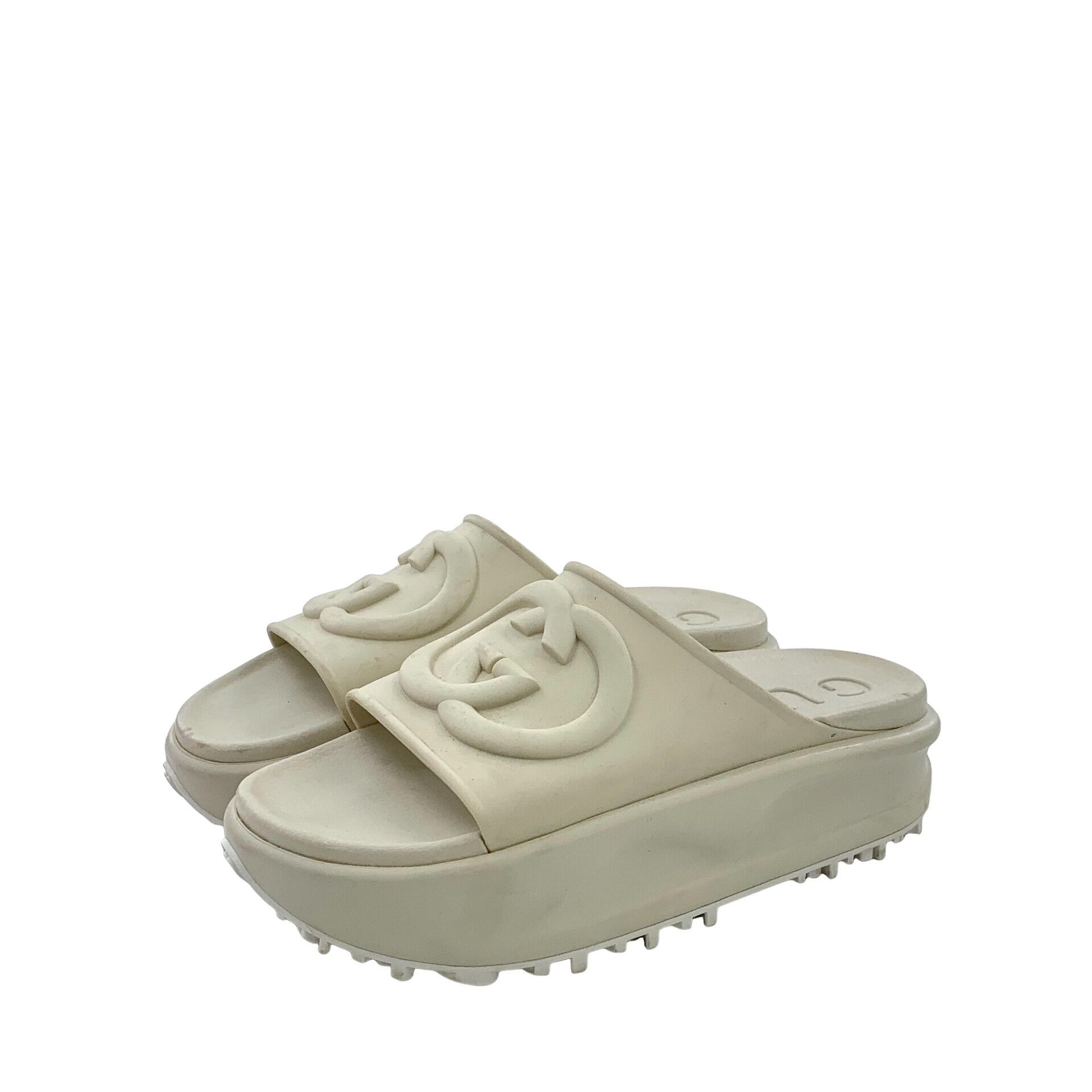 Gucci Gucci Interlocking G Platform Sandals Size 38 Size US 8 / IT 38 - 1 Thumbnail