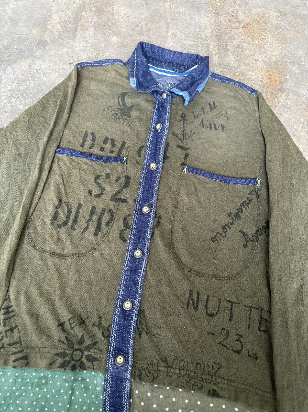 Hysteric Glamour Lime.Inc Pacthworck RRL Ralphlauren Style Shirt Size US L / EU 52-54 / 3 - 6 Thumbnail