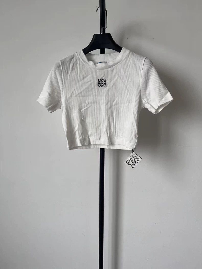 Loewe LOEWE Logo printed short sleeve cut short jacket Size M / US 6-8 / IT 42-44 - 1 Thumbnail