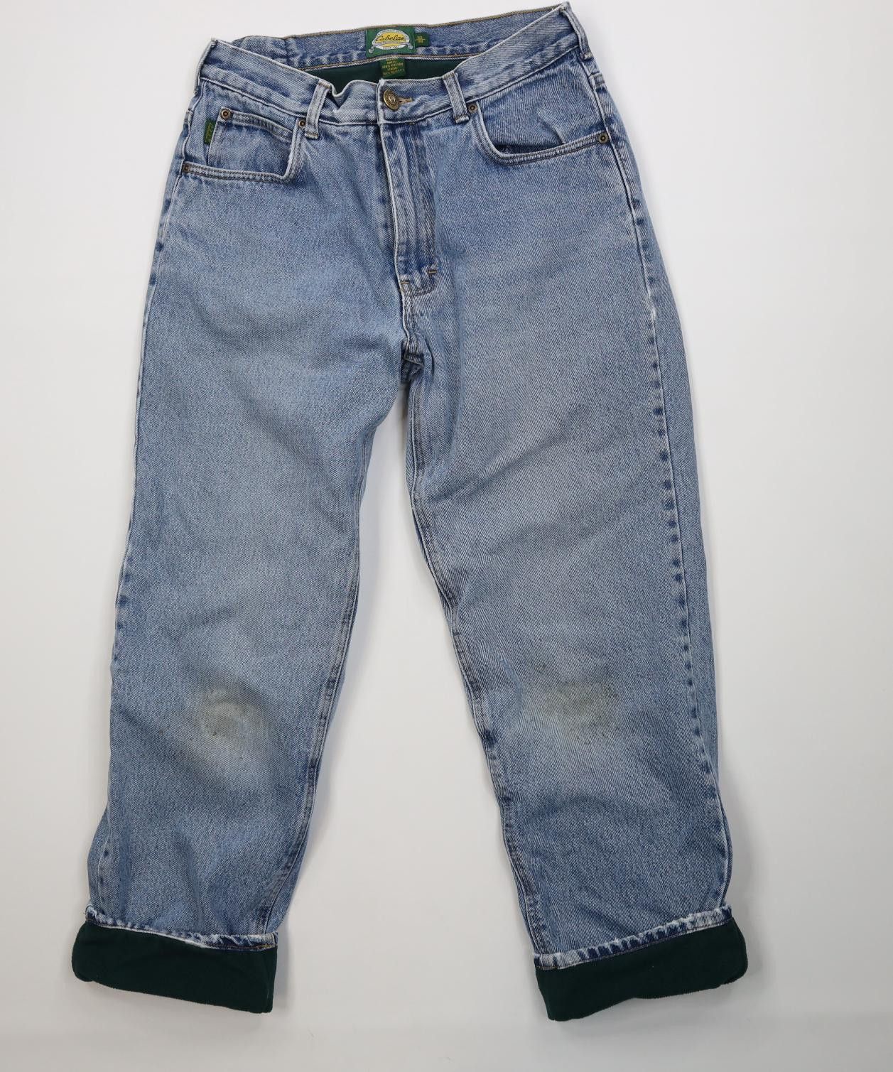 Cabelas Vintage 90s Cabelas Heavyweight Fleece Lined Denim Jeans Size US 32 / EU 48 - 1 Thumbnail