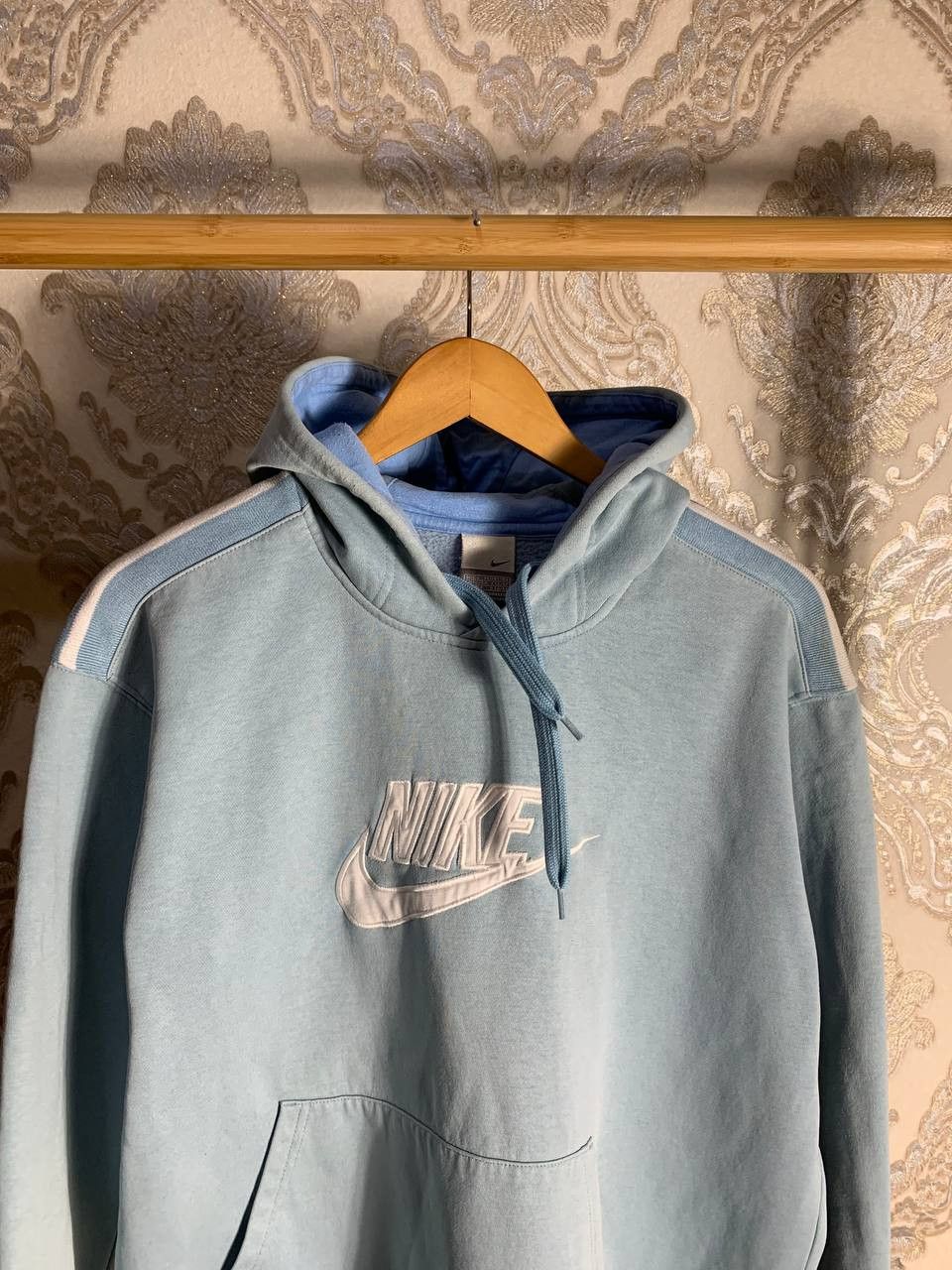 Nike Vintage Nike Big Logo Swoosh Retro Hoodie Drill Y2K 90s Size US L / EU 52-54 / 3 - 3 Thumbnail