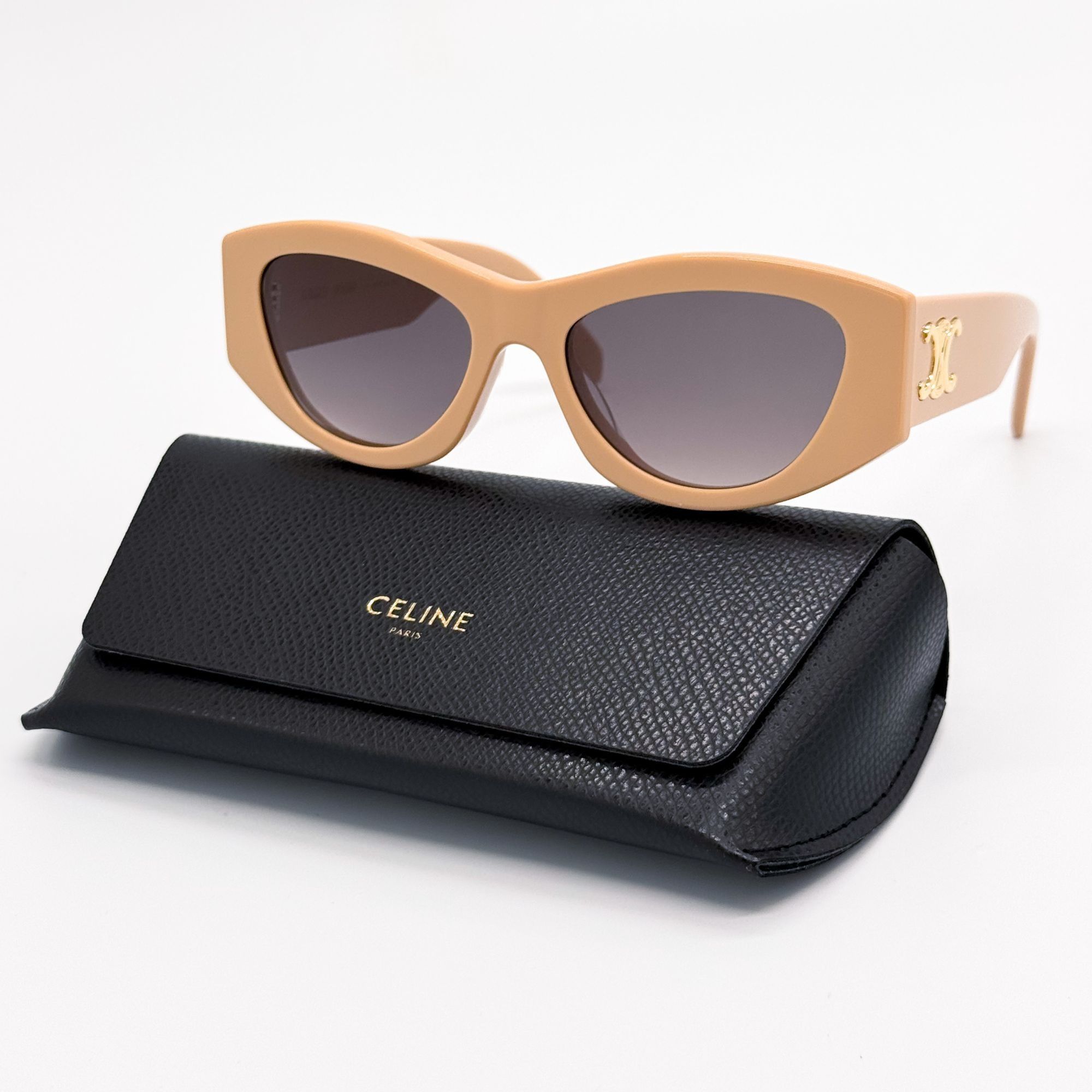 Celine NEW CL40308U 57B CELINE BEIGE NUDE WOMEN SUNGLASSES CELINE Size ONE SIZE - 1 Thumbnail