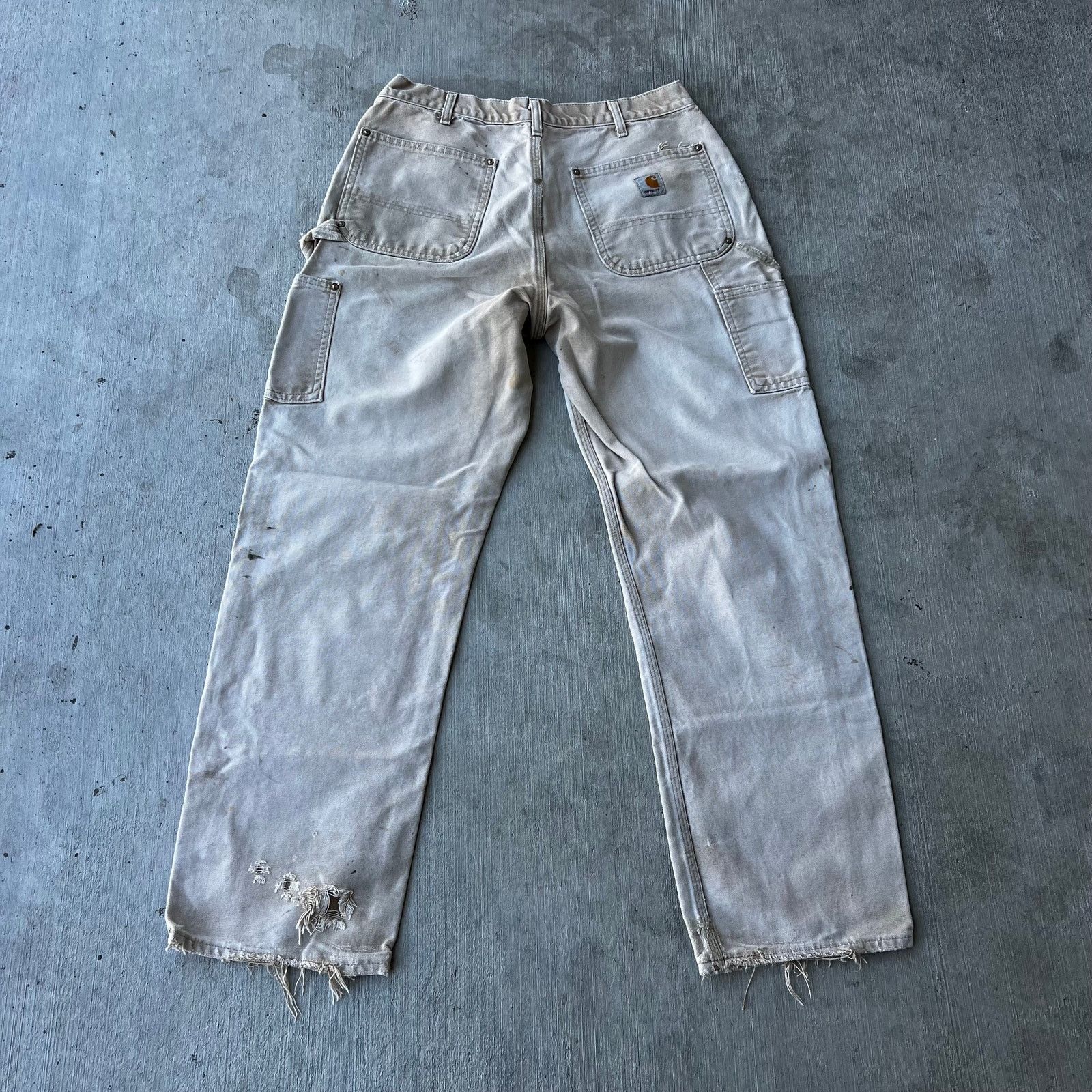 Carhartt × Vintage Carhartt faded brown double knee work wear carpenter pants Size US 30 / EU 46 - 4 Thumbnail
