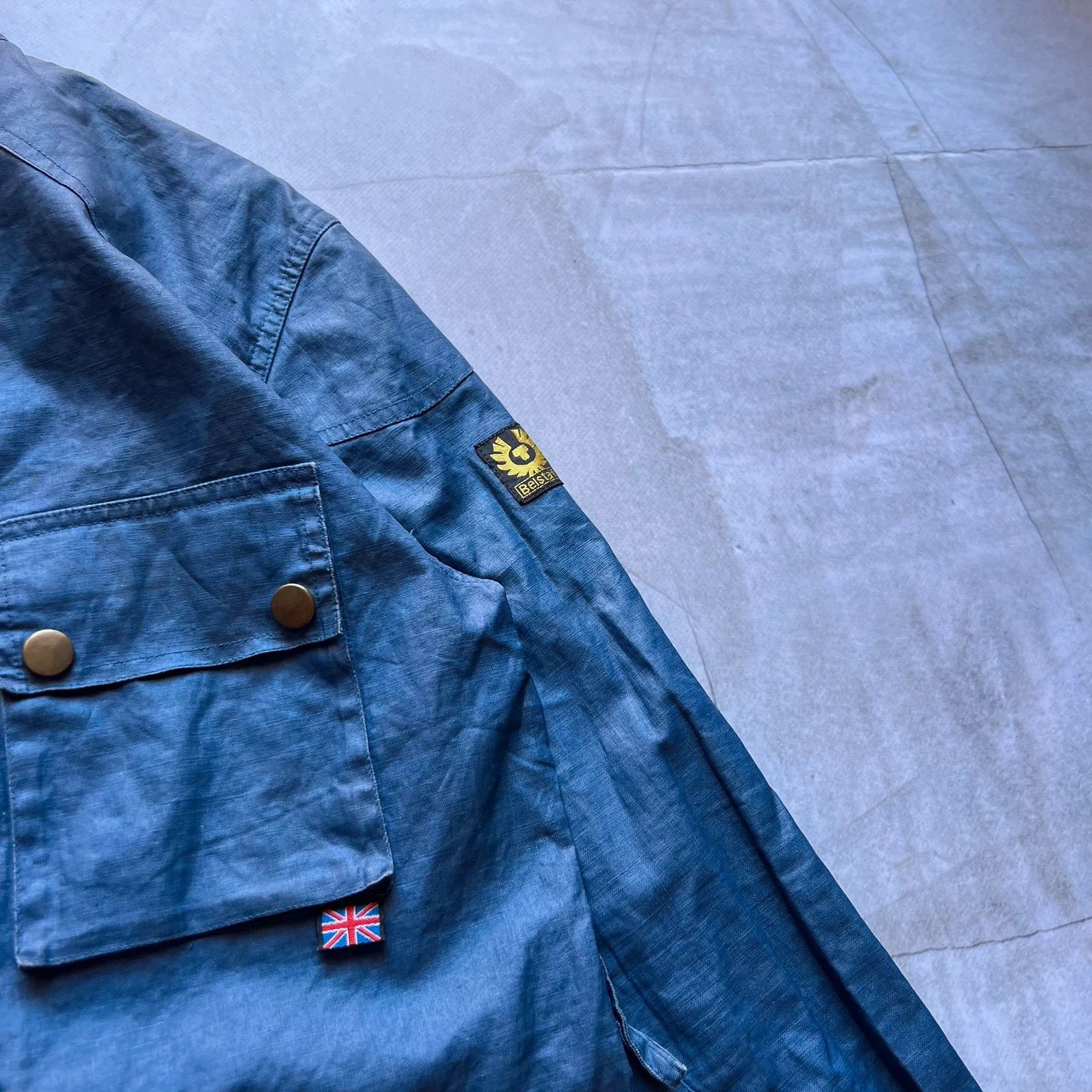 Belstaff vintage Belstaff Bomber jacket 90s motorcycle linen racing Size US M / EU 48-50 / 2 - 5 Thumbnail