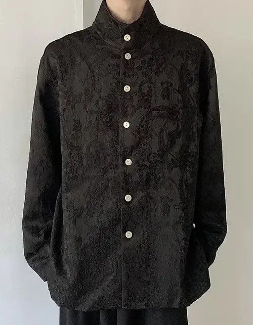 VIBE Retro fashion paisley jacquard button up shirt Size US XL / EU 56 / 4 - 4 Thumbnail