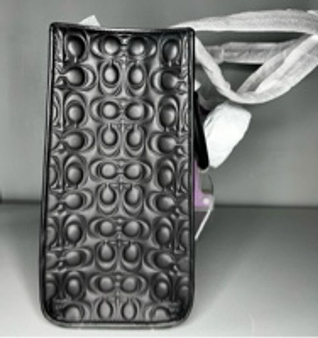 Coach Maggie Tote Bag In Signature Leather Good/Black Size ONE SIZE - 2 Thumbnail