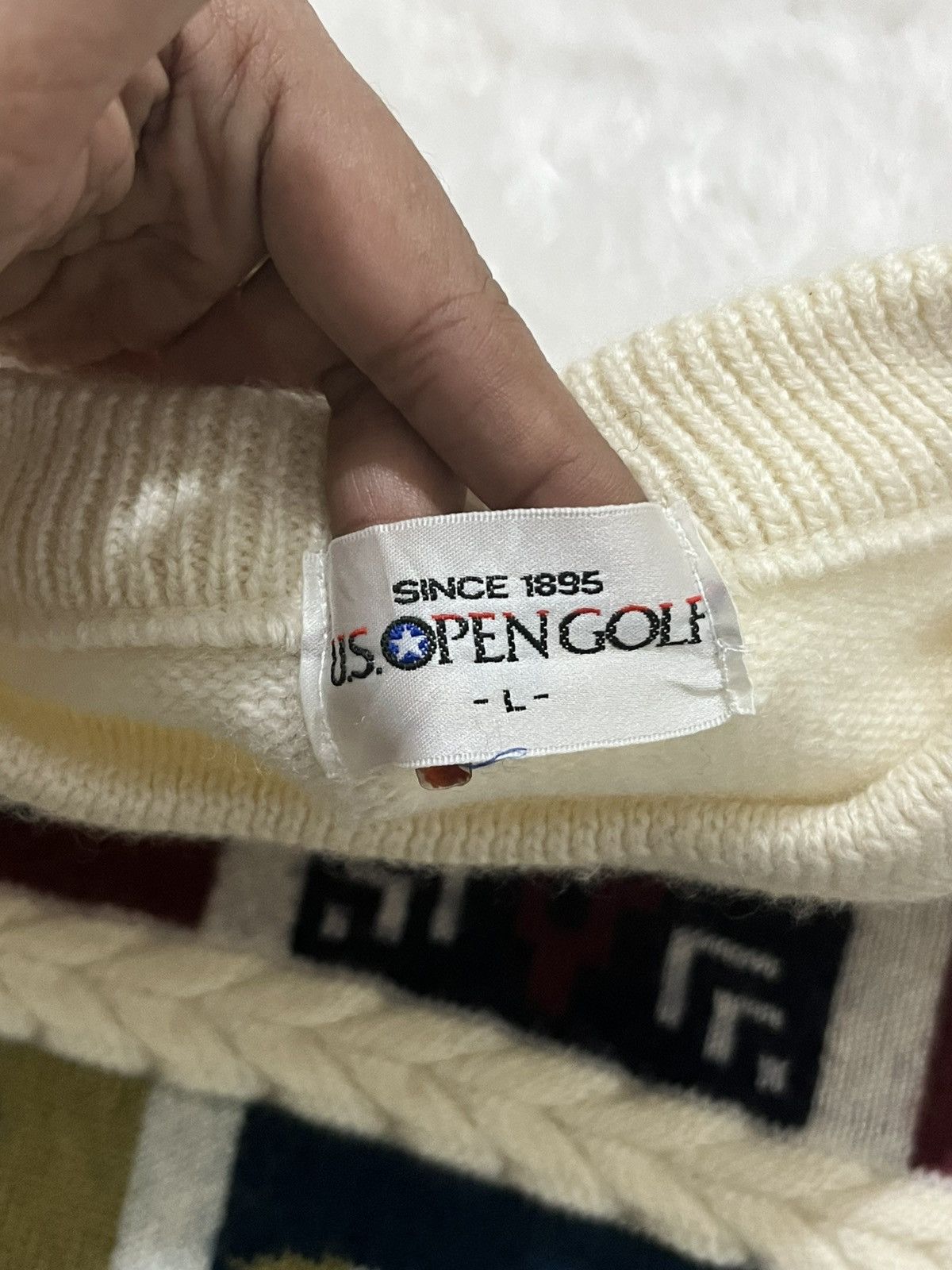 Other Vintage U.S Open Golf Wool Knit Sweater Eagle USA 90s Size US M / EU 48-50 / 2 - 4 Thumbnail