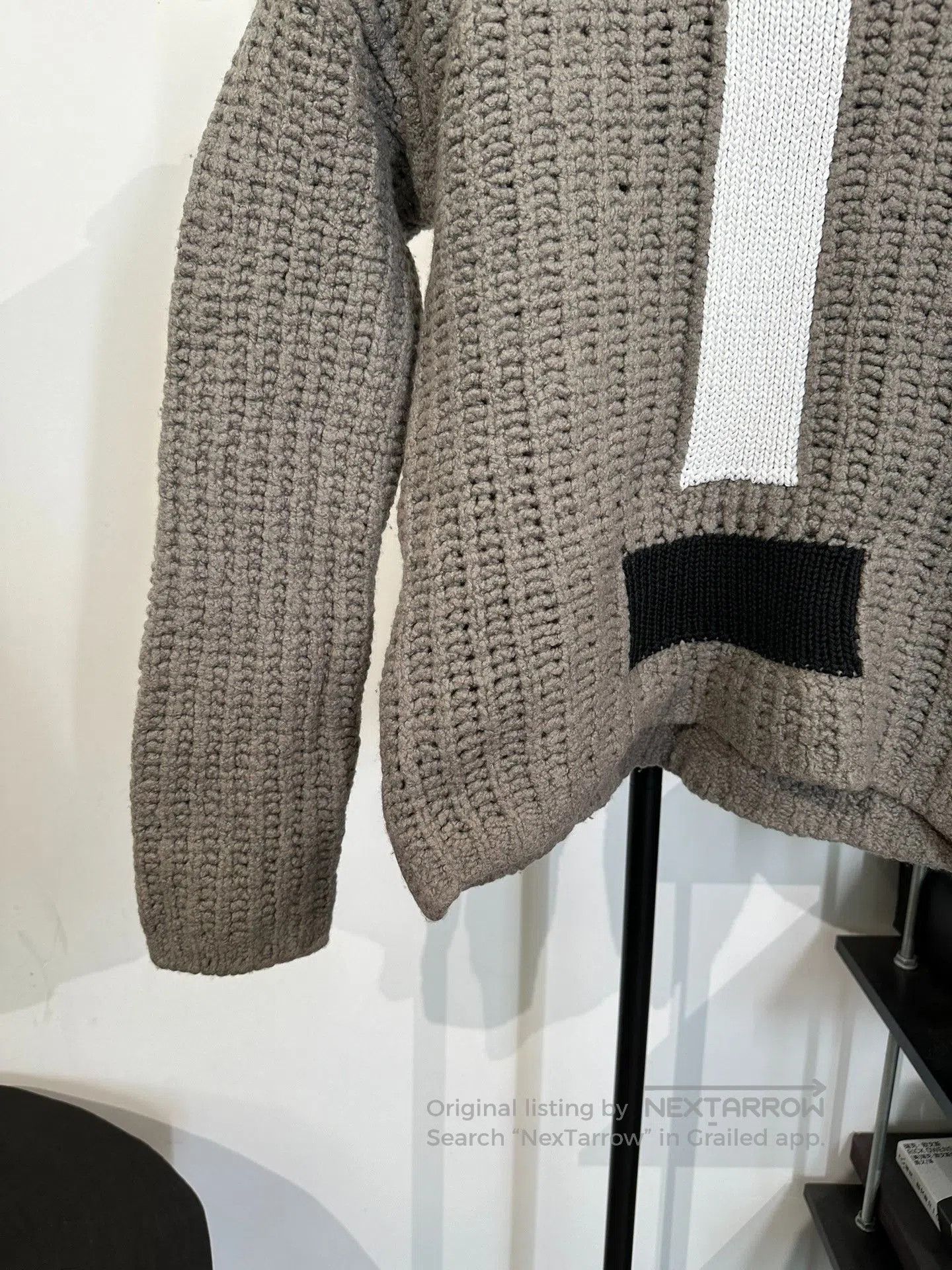 Rick Owens Rick Owens Main Line Knit Hooded Sweater Coat M. Size US M / EU 48-50 / 2 - 5 Thumbnail