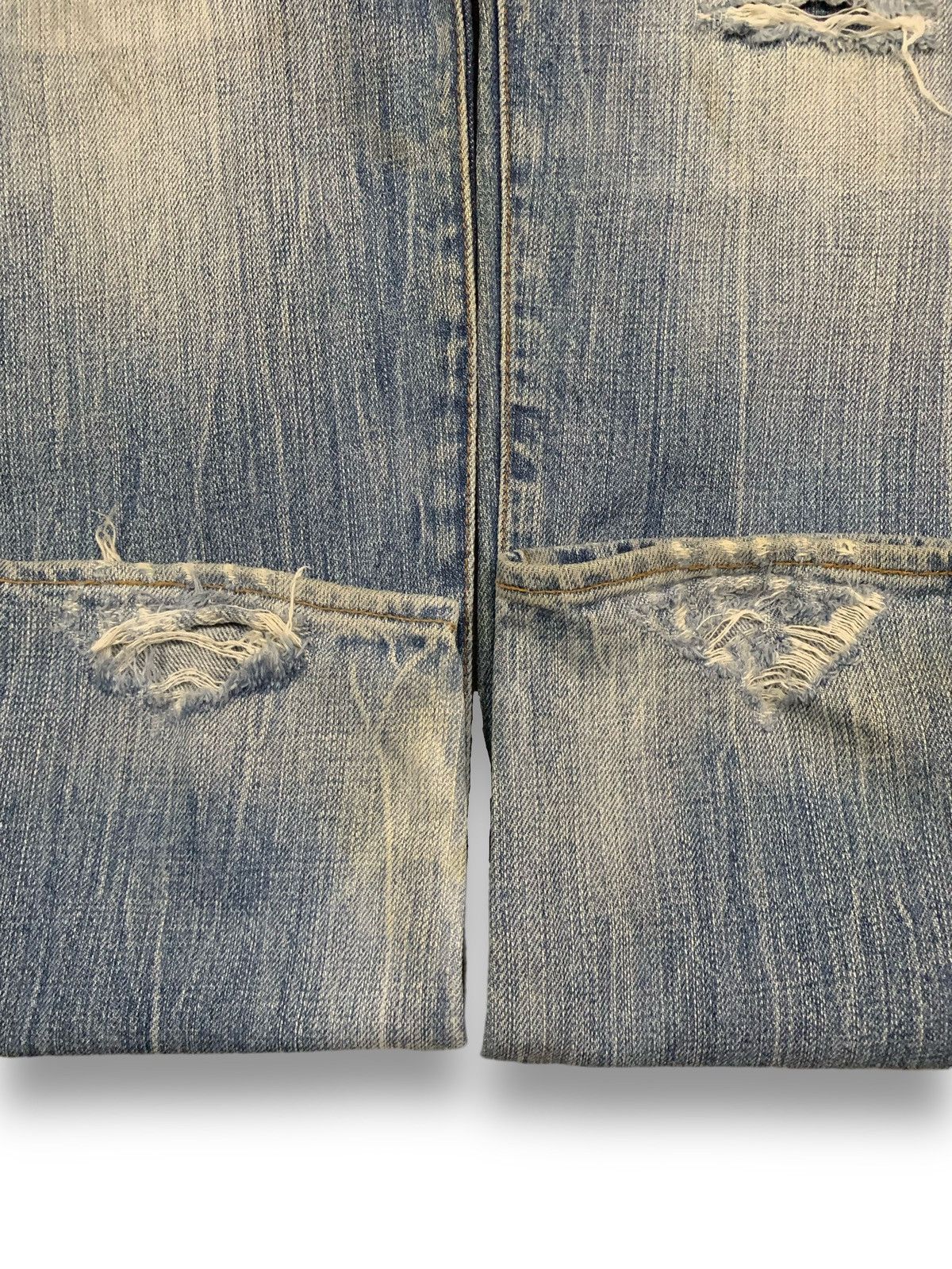 American Eagle Outfitters Vintage American Eagle Outfitters Selvedge Distressed Jeans Size US 32 / EU 48 - 9 Thumbnail