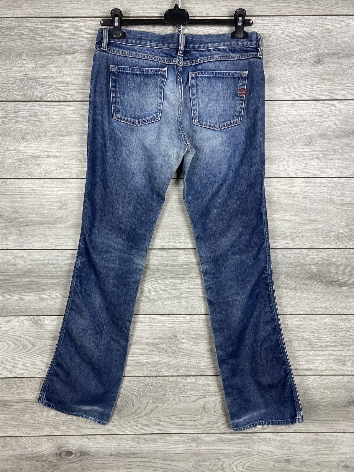 Diesel Womans Avant Garde Diesel Bell-Bottom Flared Japanese Jeans Size 30" / US 8 / IT 44 - 9 Thumbnail