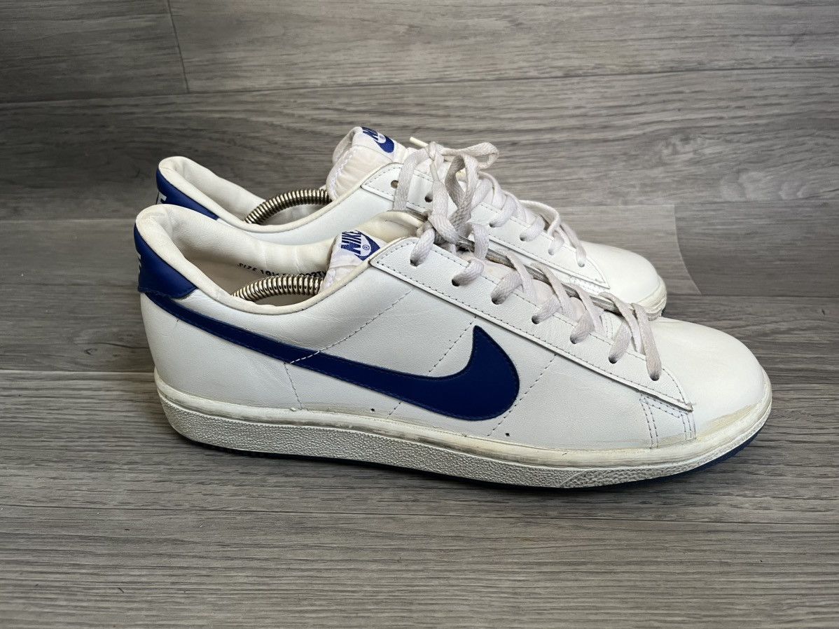 Nike Vintage 80s Nike tennis white low top sneakers, Korea10.5 Size US 10.5 / EU 43-44 - 5 Thumbnail