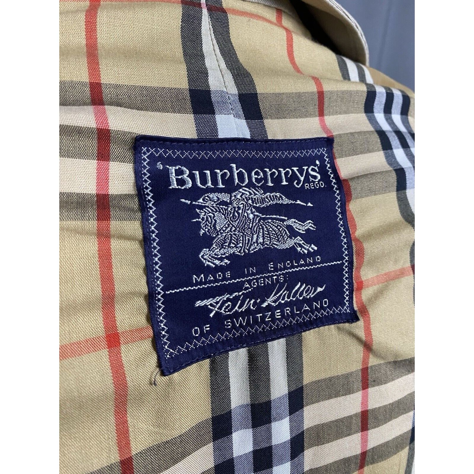 Burberry Burberry Nova Check Lining Men's Beige Trench Long Coat Size Size US M / EU 48-50 / 2 - 13 Thumbnail