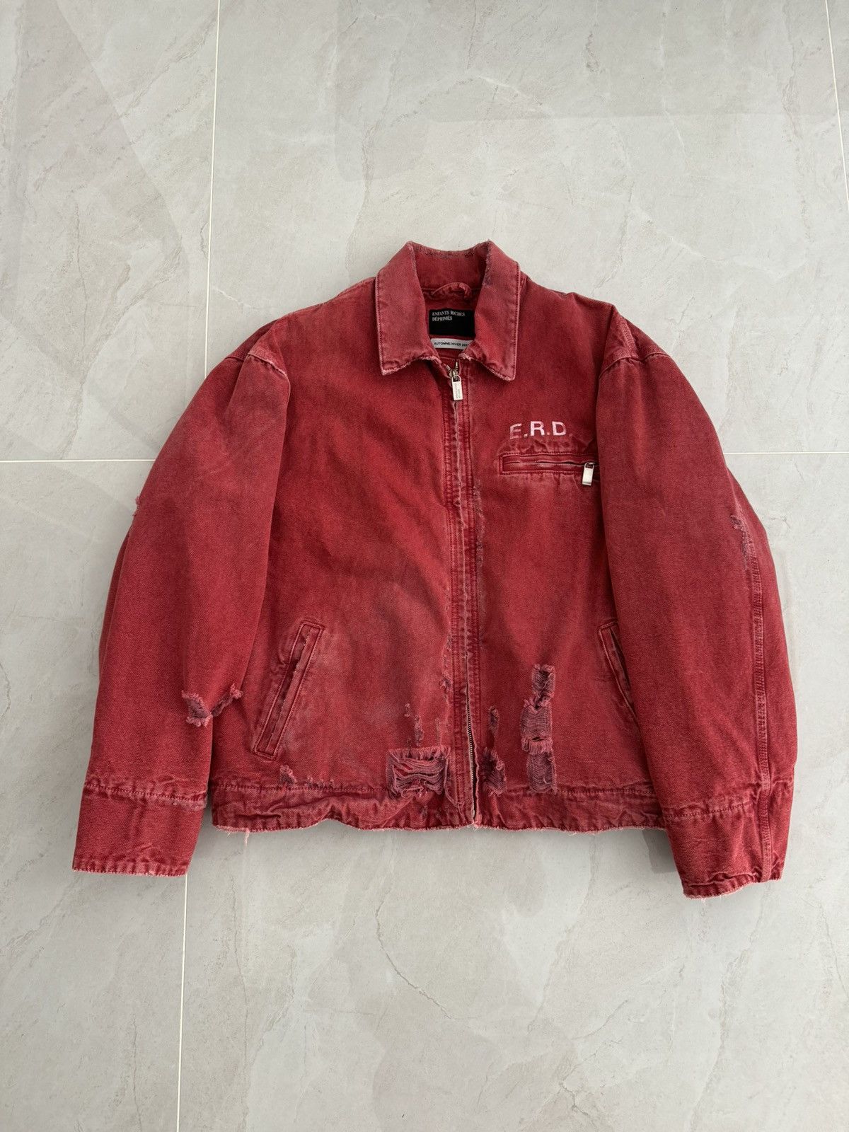 Enfants Riches Deprimes *RARE* Enfants Riches Deprimes Italian Romance Red Jacket Size US L / EU 52-54 / 3 - 4 Thumbnail
