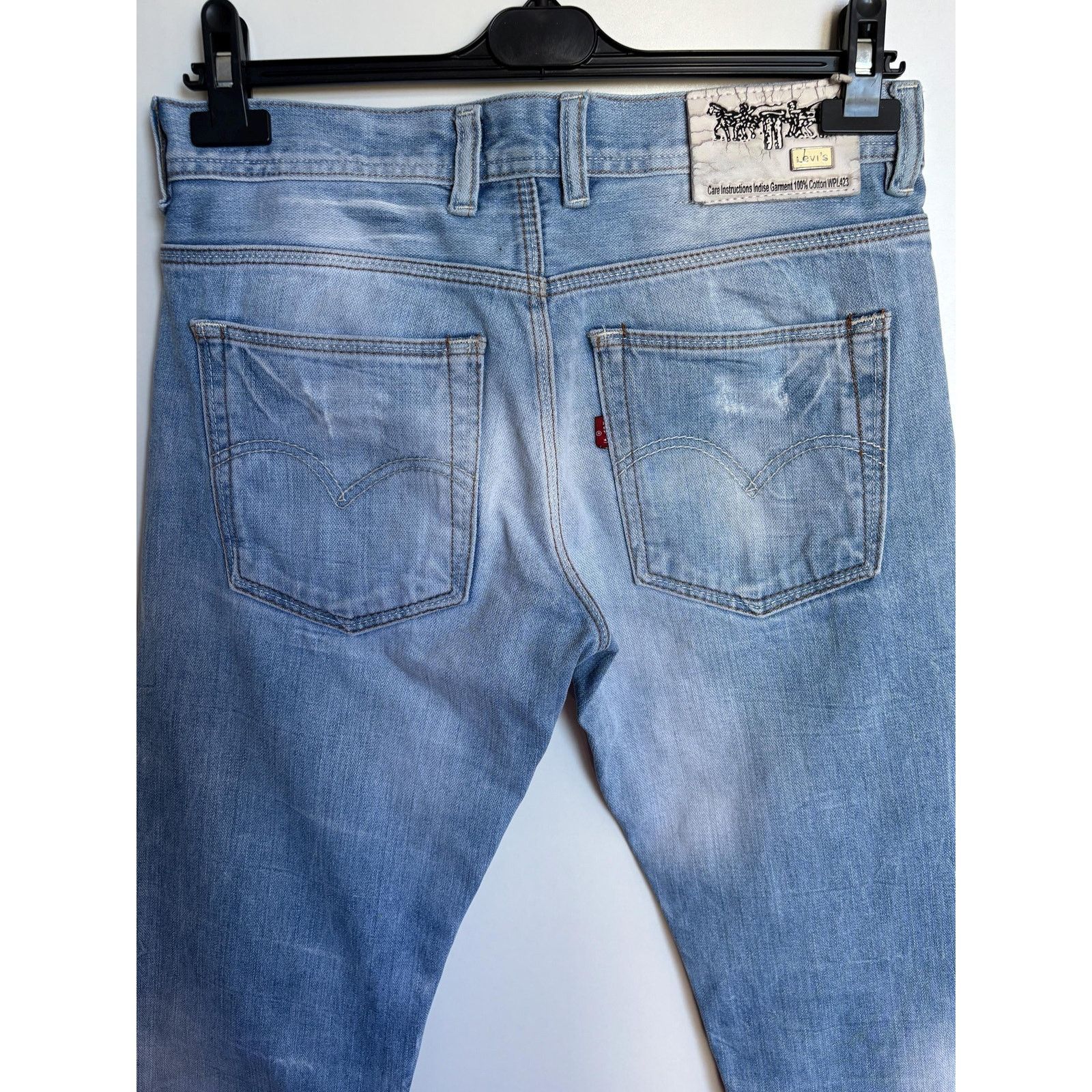 Levi's × Levi's Vintage Clothing × Vintage Levi's Red Tab Y2K ItalyMade Jeans W30 Button Fly Light Wash Size US 30 / EU 46 - 6 Thumbnail