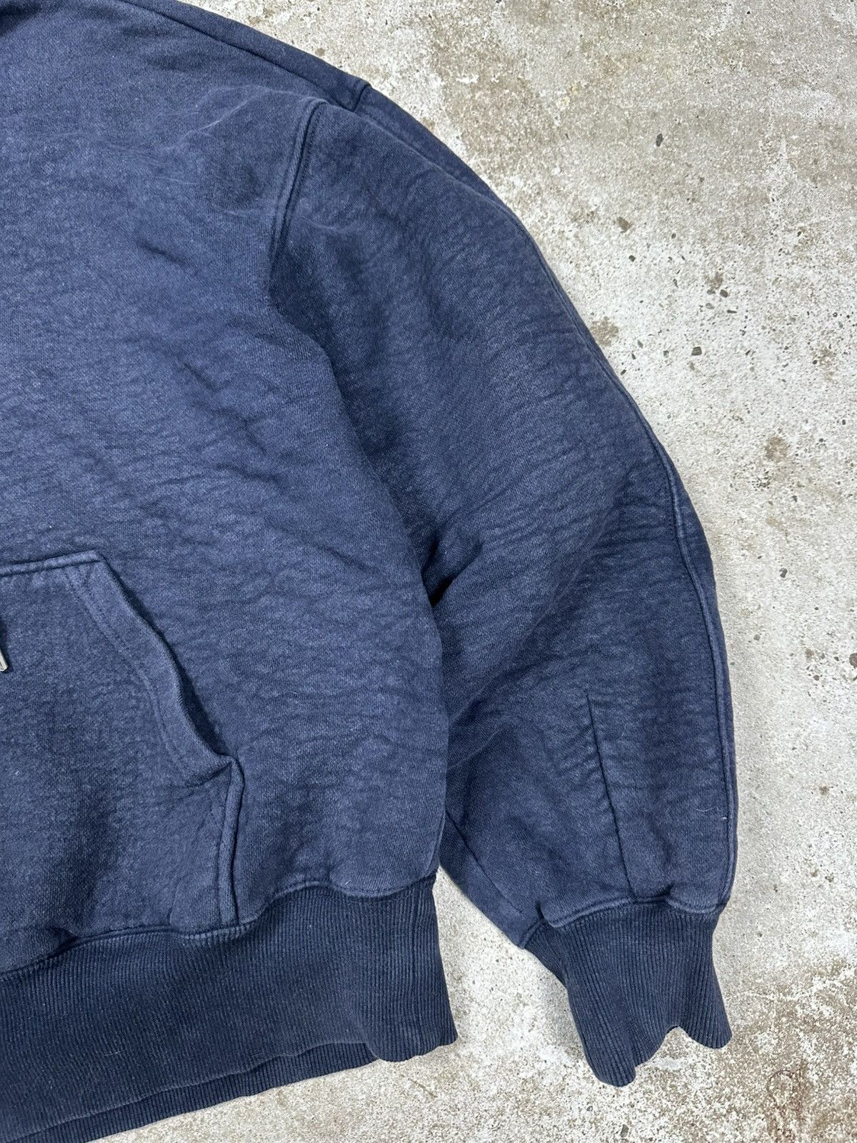 Ader Error Ader Error Navy Boxy Camel Hoodie Center Logo Size US S / EU 44-46 / 1 - 4 Thumbnail