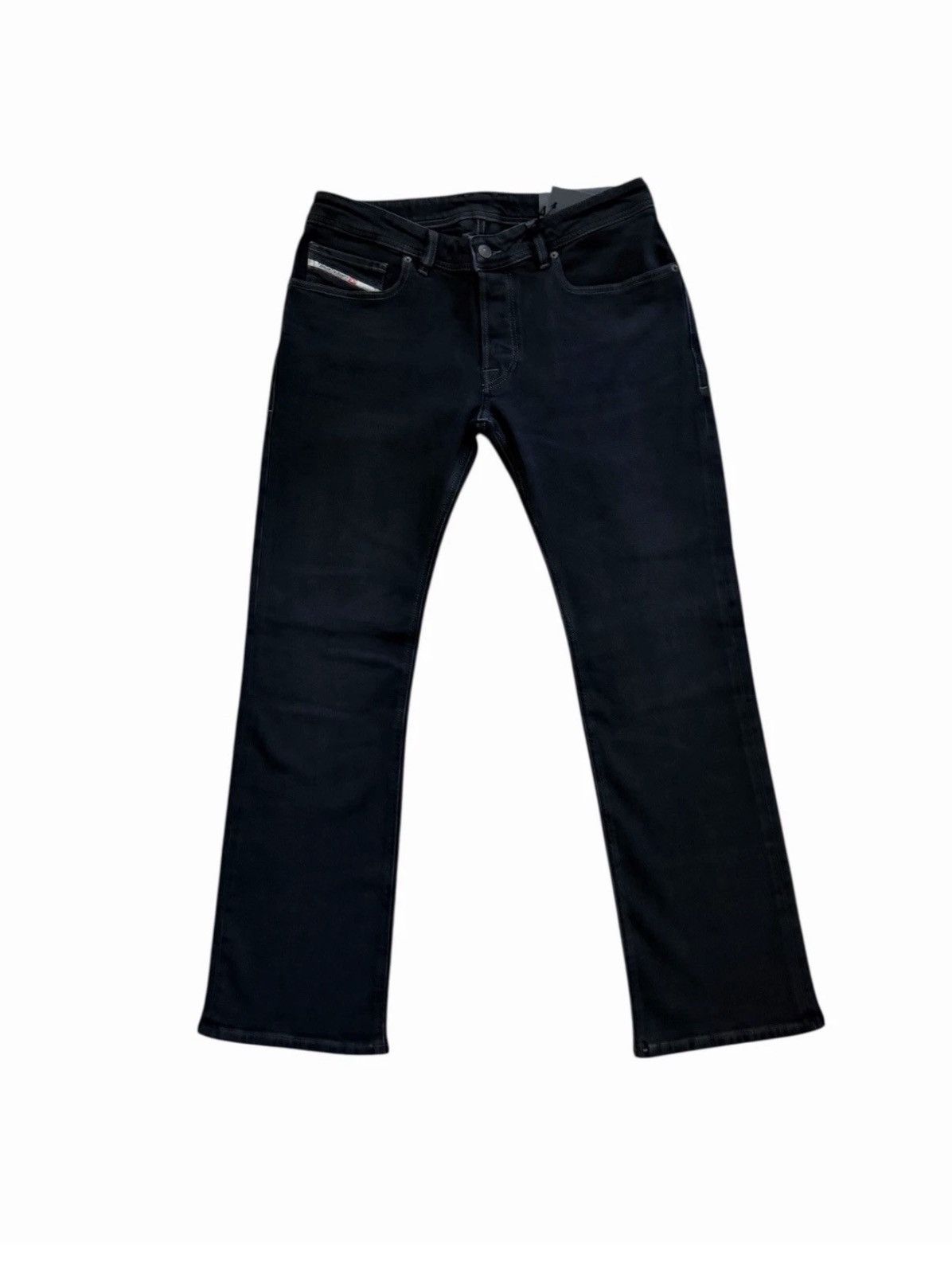 Diesel Diesel Mens Zatiny Bootcut Jeans RE064 Black Size 34/32 Size US 34 / EU 50 - 1 Thumbnail