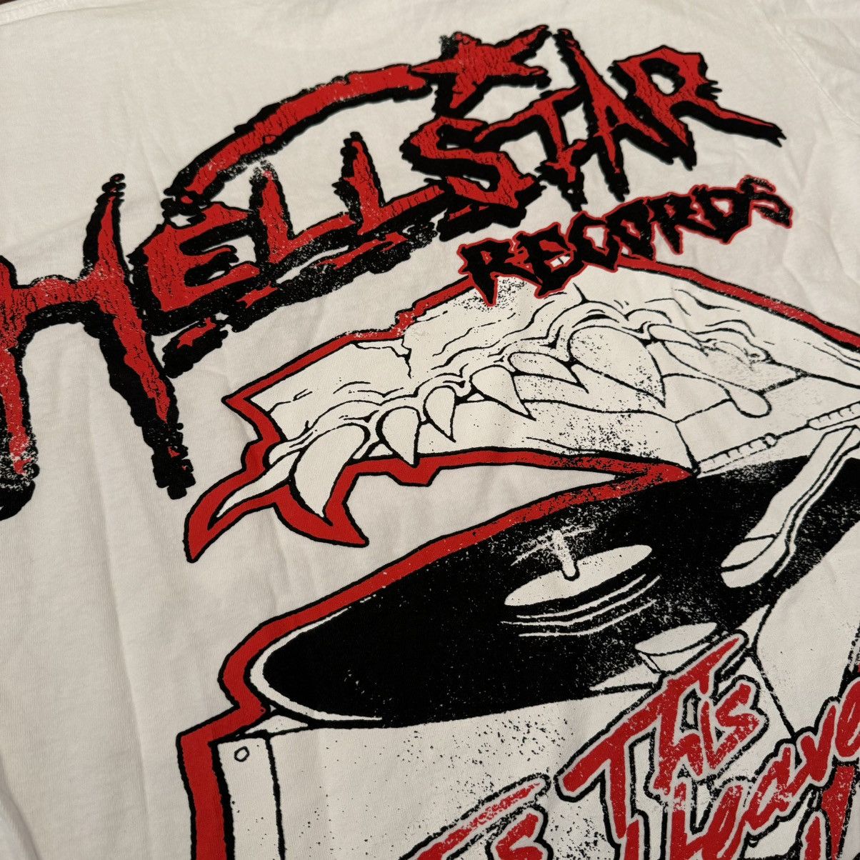 HELLSTAR Hellstar Records Glitter Long Sleeve Tee Size US XL / EU 56 / 4 - 9 Thumbnail
