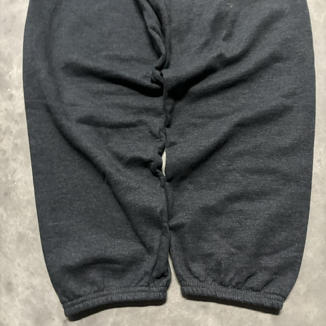 Japanese Brand × Vintage Crazy Vintage Y2K/2000s Dark Grey Skater Essential Sweatpants! Size US 32 / EU 48 - 5 Thumbnail