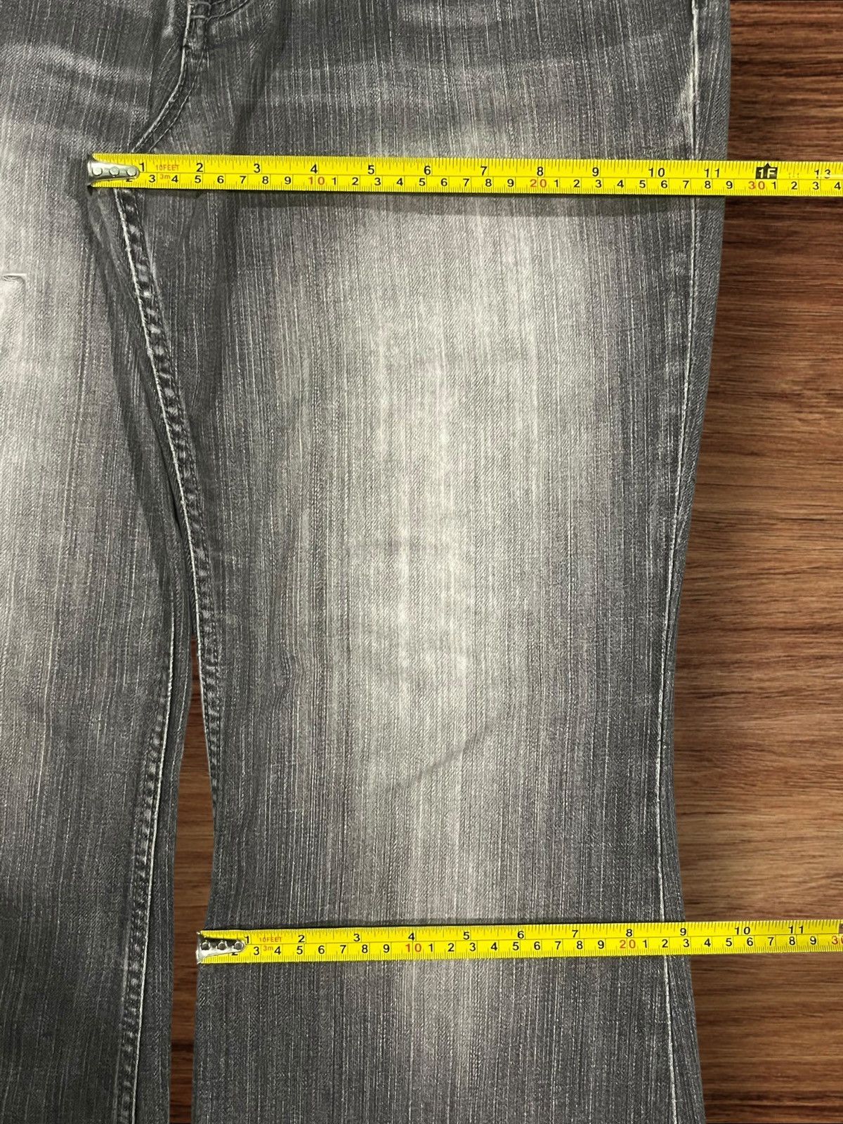 Japanese Brand Vintage Japanese Brand Artisan Contre Distressed Flare Jeans Size US 30 / EU 46 - 16 Thumbnail