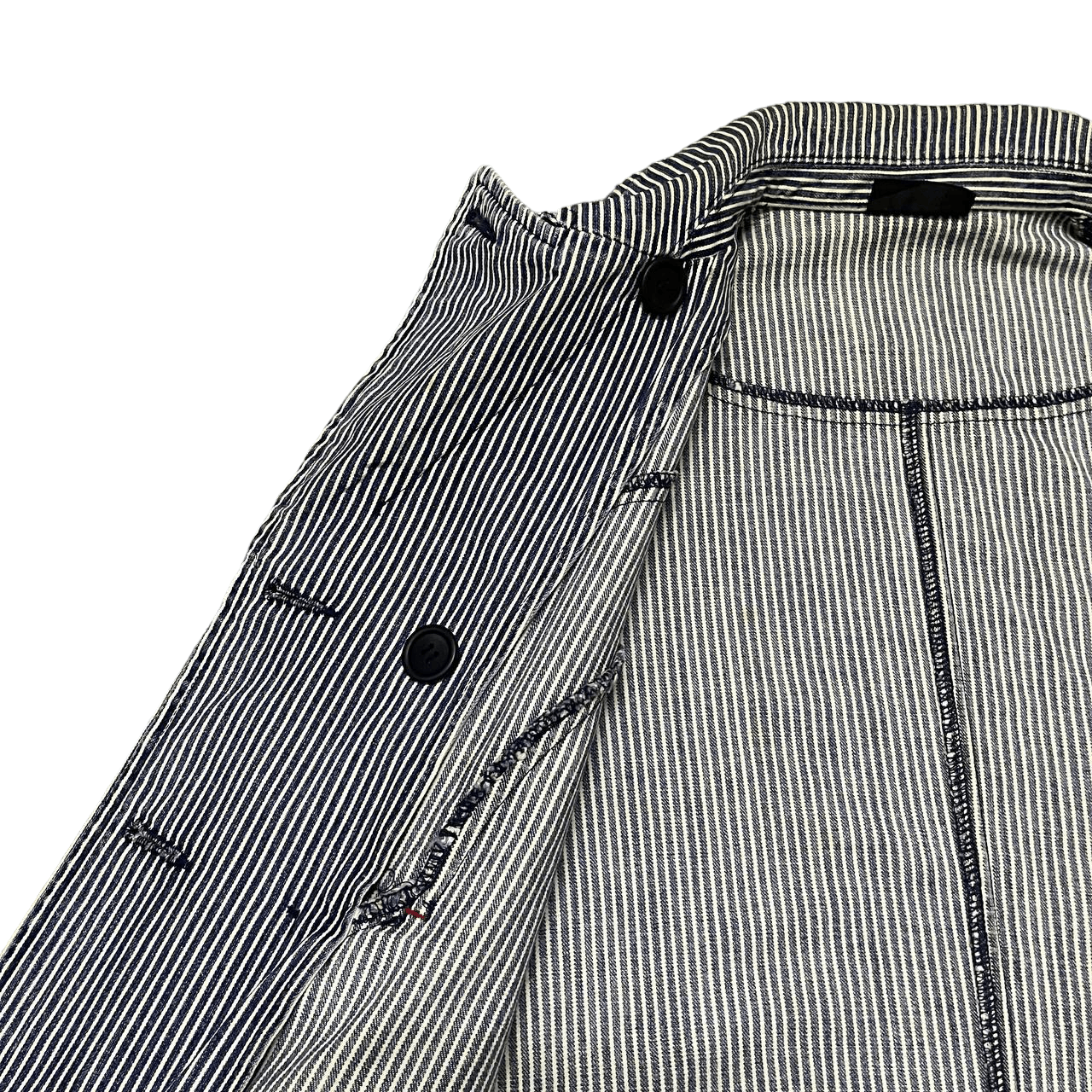 Japanese Brand Vintage A/T Atsuro Tayama Hickory Coat Jacket Unisex Size US S / EU 44-46 / 1 - 9 Thumbnail