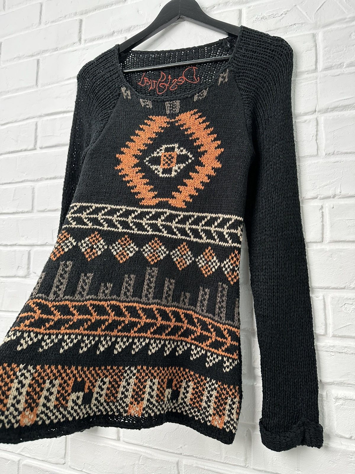 Desigual DESIGUAL Knit Tunica Womens Sweater Size S / US 4 / IT 40 - 8 Thumbnail