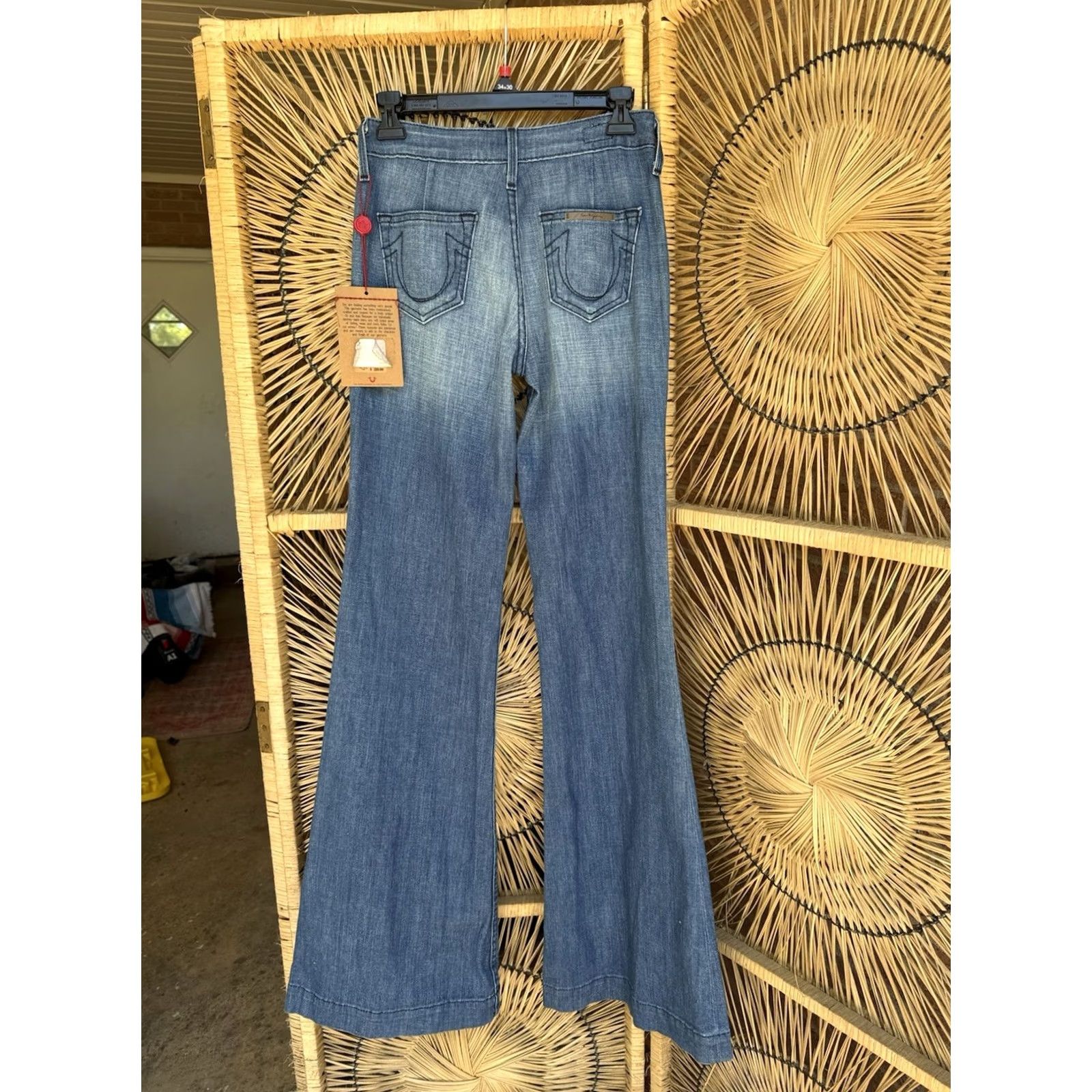True Religion VINTAGE True Religion Jeans Joey Flare Low Rise 26 New with Tags Blue Denim 5-Pocket Womens Shoes? Size 26" / US 2 / IT 38 - 4 Thumbnail