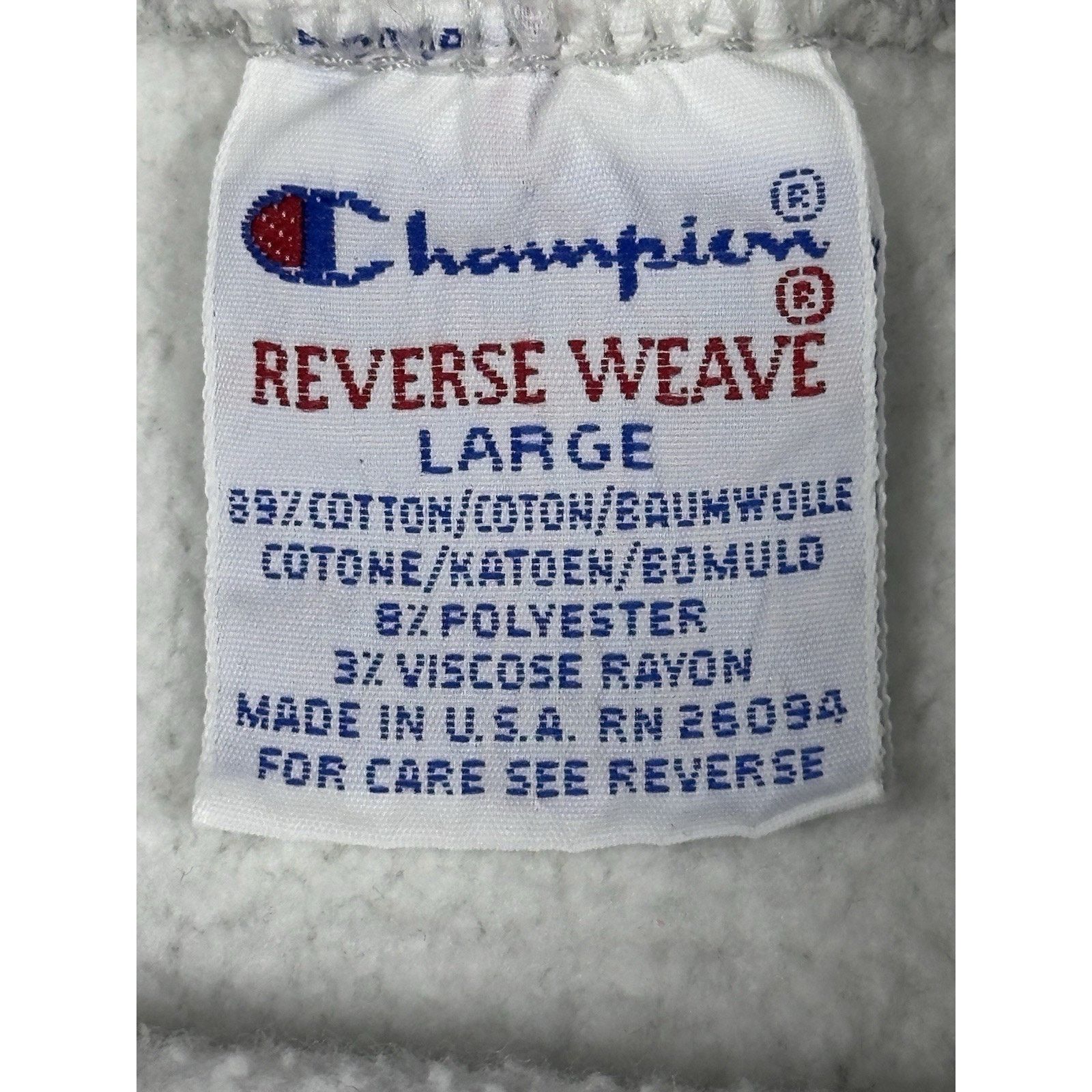 Champion Western New England Champion Reverse Weave Sweatshirt Sz L Size US L / EU 52-54 / 3 - 9 Thumbnail