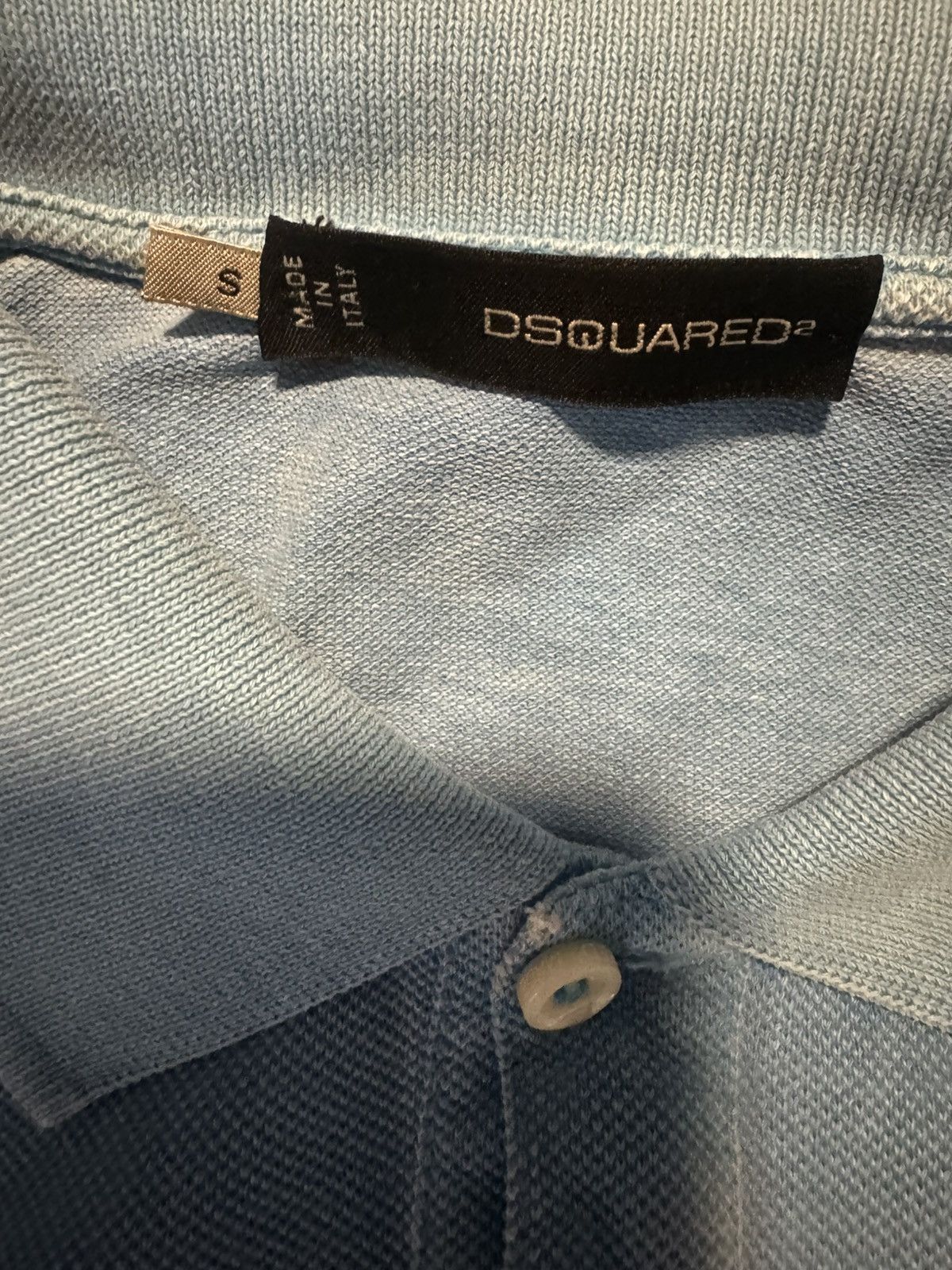 Dsquared2 D squares stone washed Polo Size US S / EU 44-46 / 1 - 8 Thumbnail