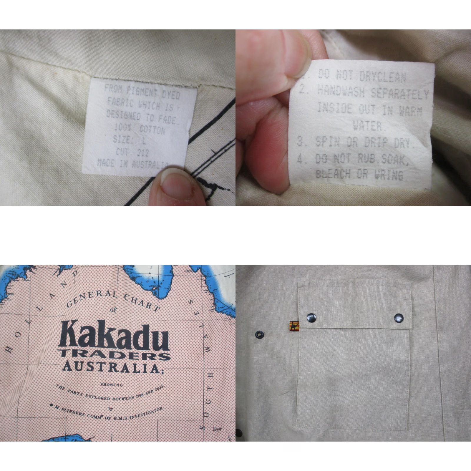 Vintage Kakadu Traders Australia Duster Men L Tan Canvas Cape Leg Straps Coat Workwear Travel Riding Size US L / EU 52-54 / 3 - 9 Thumbnail