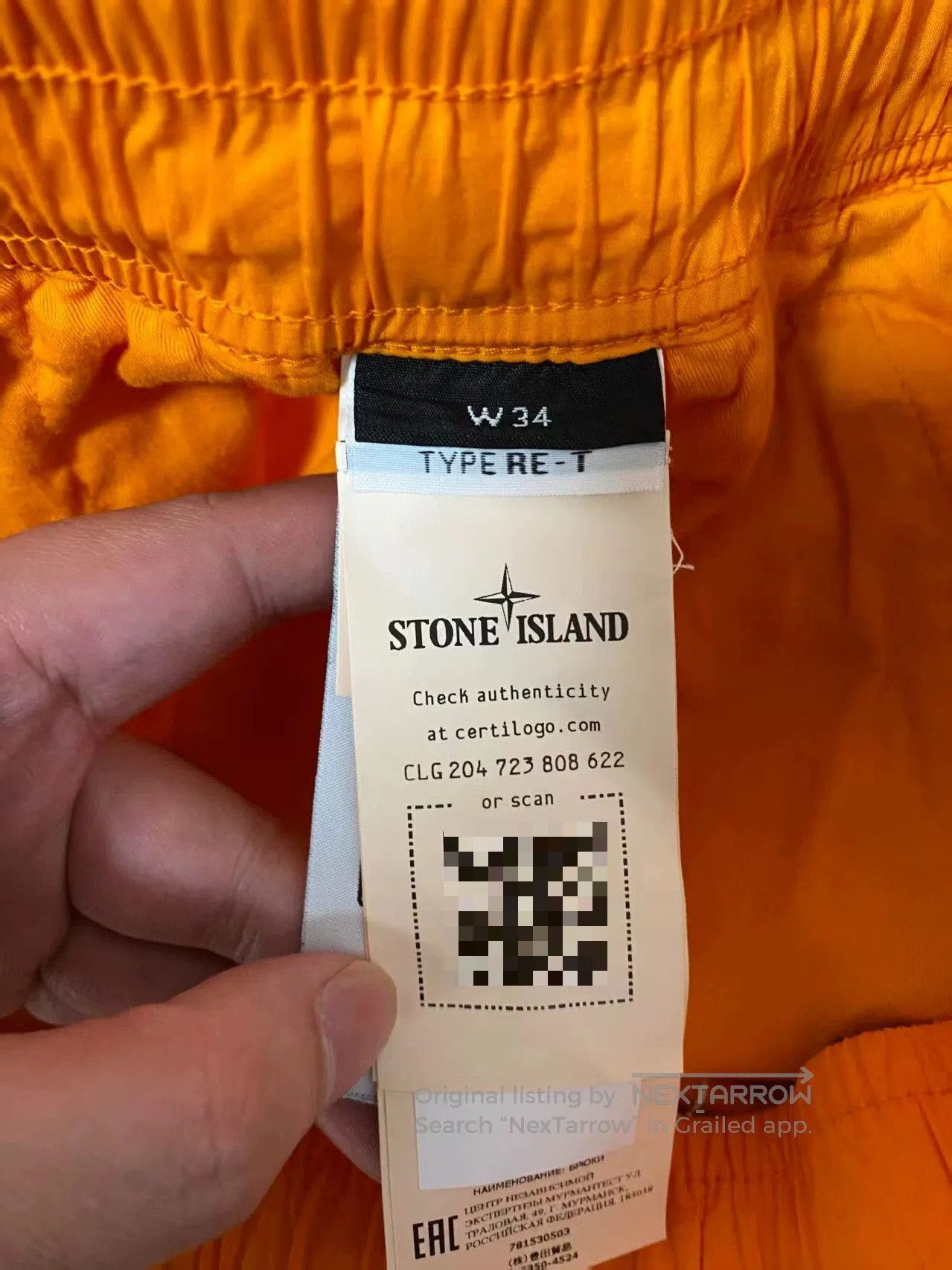 Stone Island Stone Island Compass Patch Casual Pants. Size US 34 / EU 50 - 6 Thumbnail
