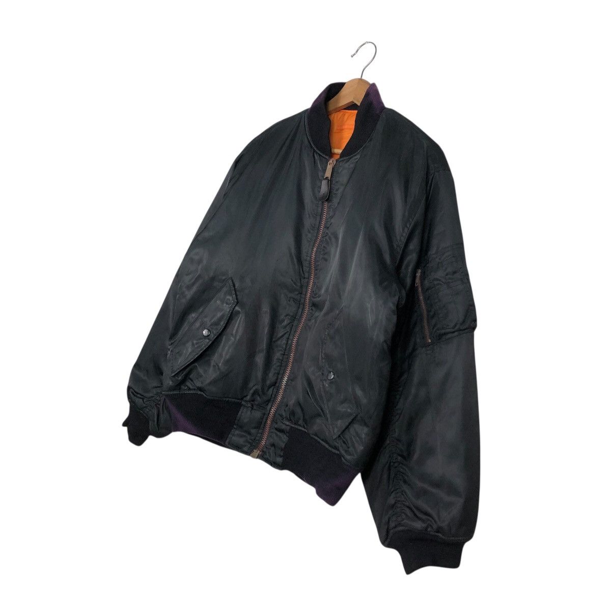 Vintage 📌Vintage Reversible Bomber Jacket Ma 1 Us Air Force Army Size US L / EU 52-54 / 3 - 6 Thumbnail