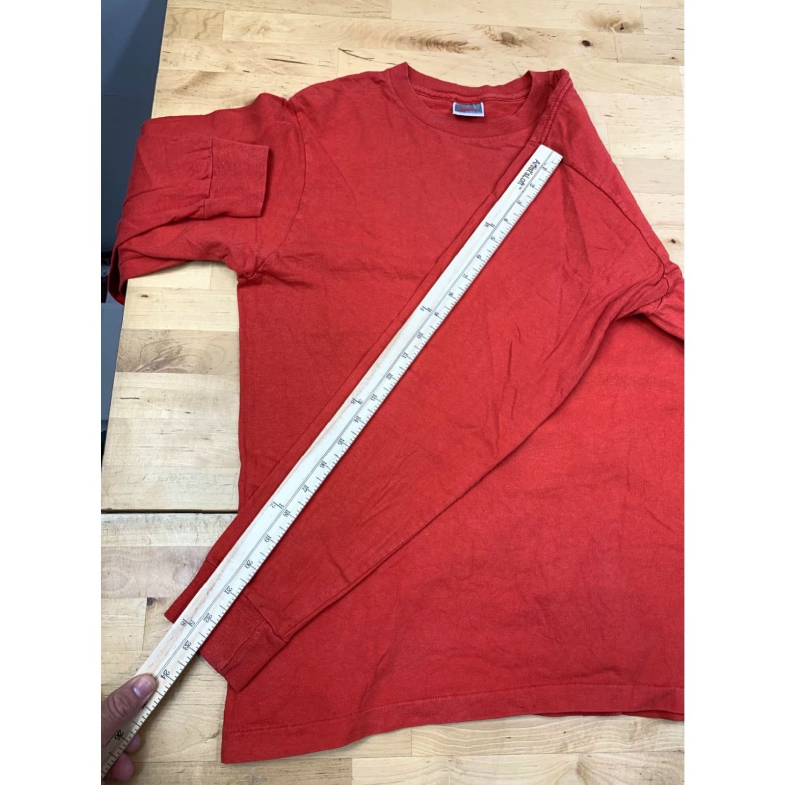 Nike VINTAGE Nike Long Sleeve Shirt Mens M Red 90s Sports Just Do It Nike Shirt T-Shirt Brand Nike Mens M Red Vintage 90s Sports Shirt Size US M / EU 48-50 / 2 - 6 Thumbnail