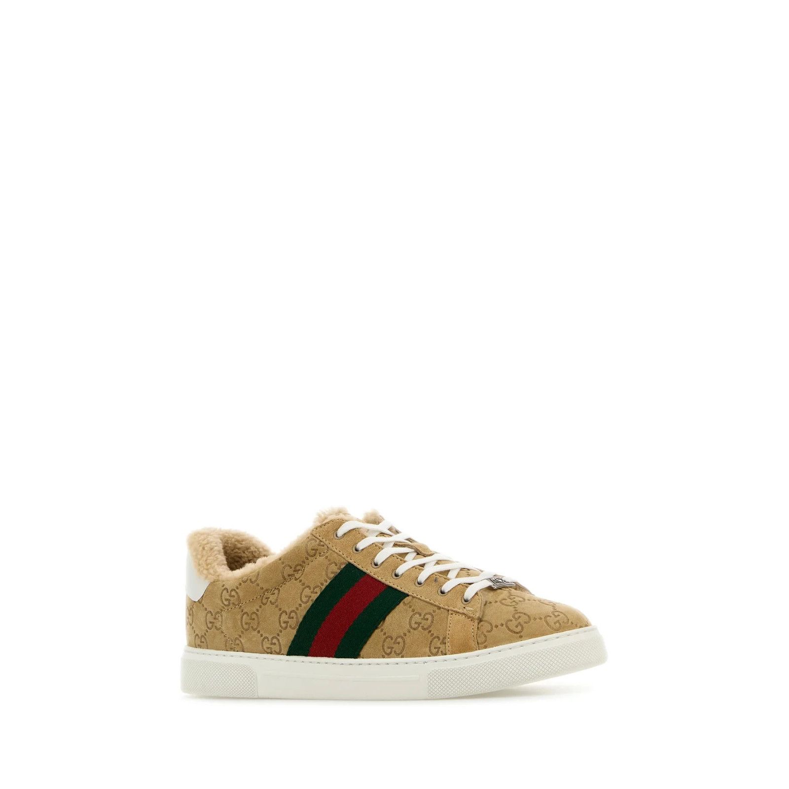 Gucci GUCCI Ace Brown Suede Sneakers New & Authentic (Men's size:U Size US 7 / EU 40 - 2 Thumbnail