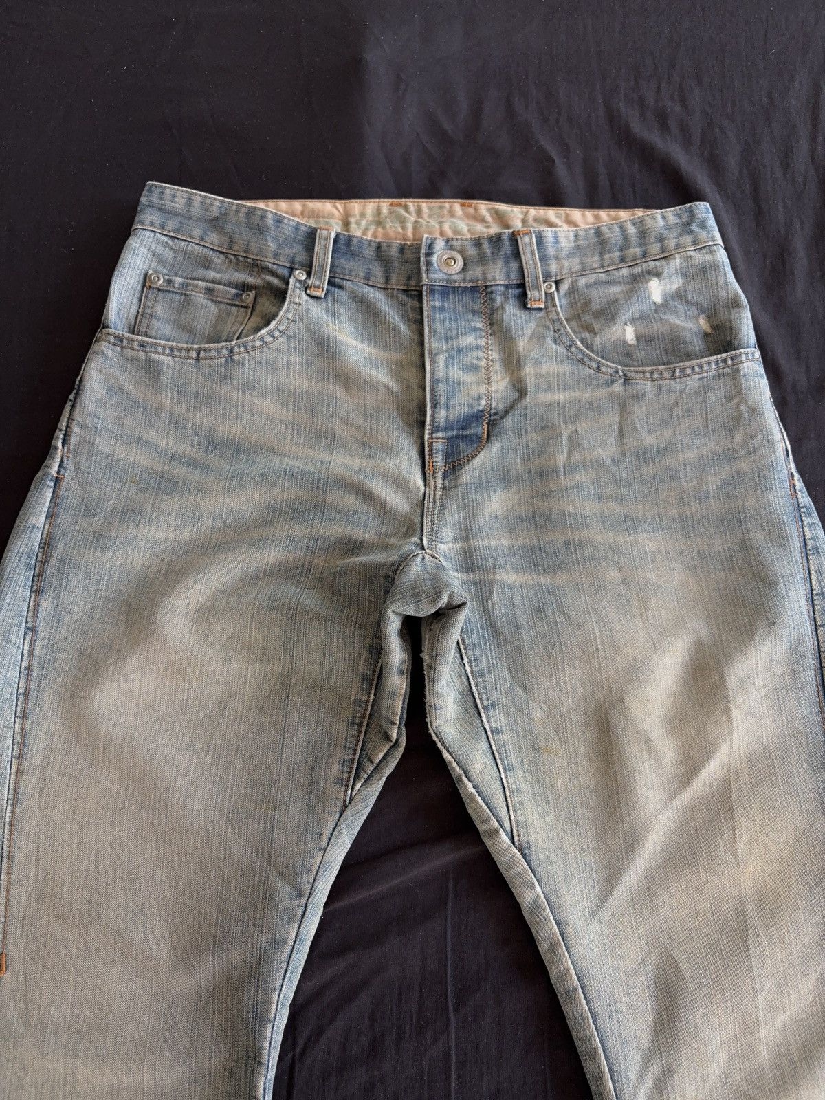 Oakley Rare Vintage Oakley Denim Faded Wash Flare Jeans Pants Size US 33 - 3 Thumbnail