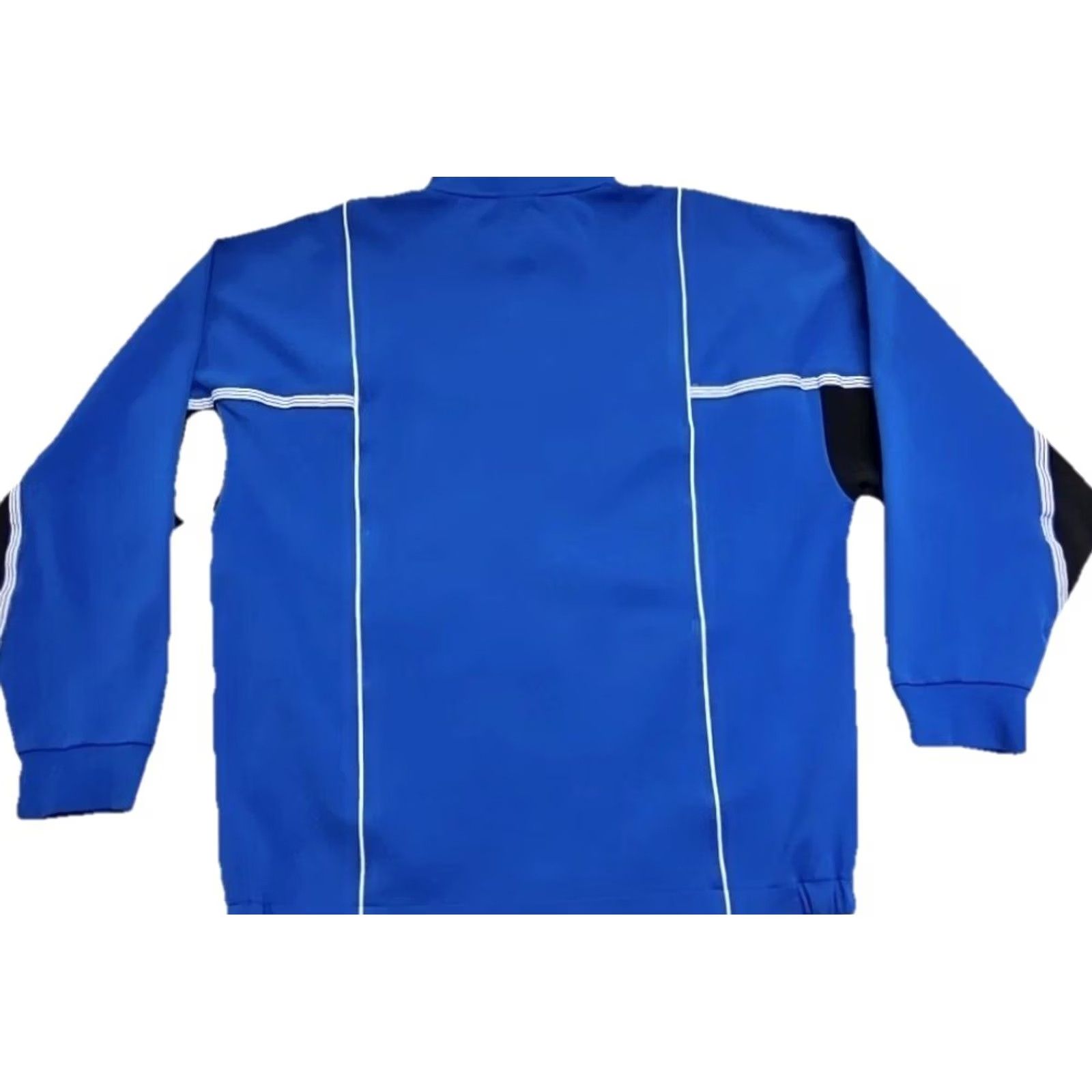 Adidas Adidas Track Jacket Mens Large Blue Soccer Training Athletic Full Zip Jacket Size US L / EU 52-54 / 3 - 5 Thumbnail