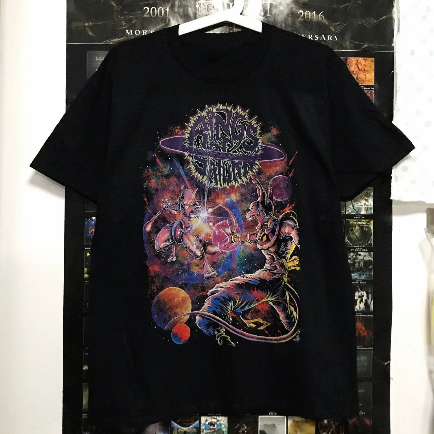 Vintage Vintage Rings of Saturn Retro Metal T-Shirt Size US XL / EU 56 / 4 - 2 Thumbnail