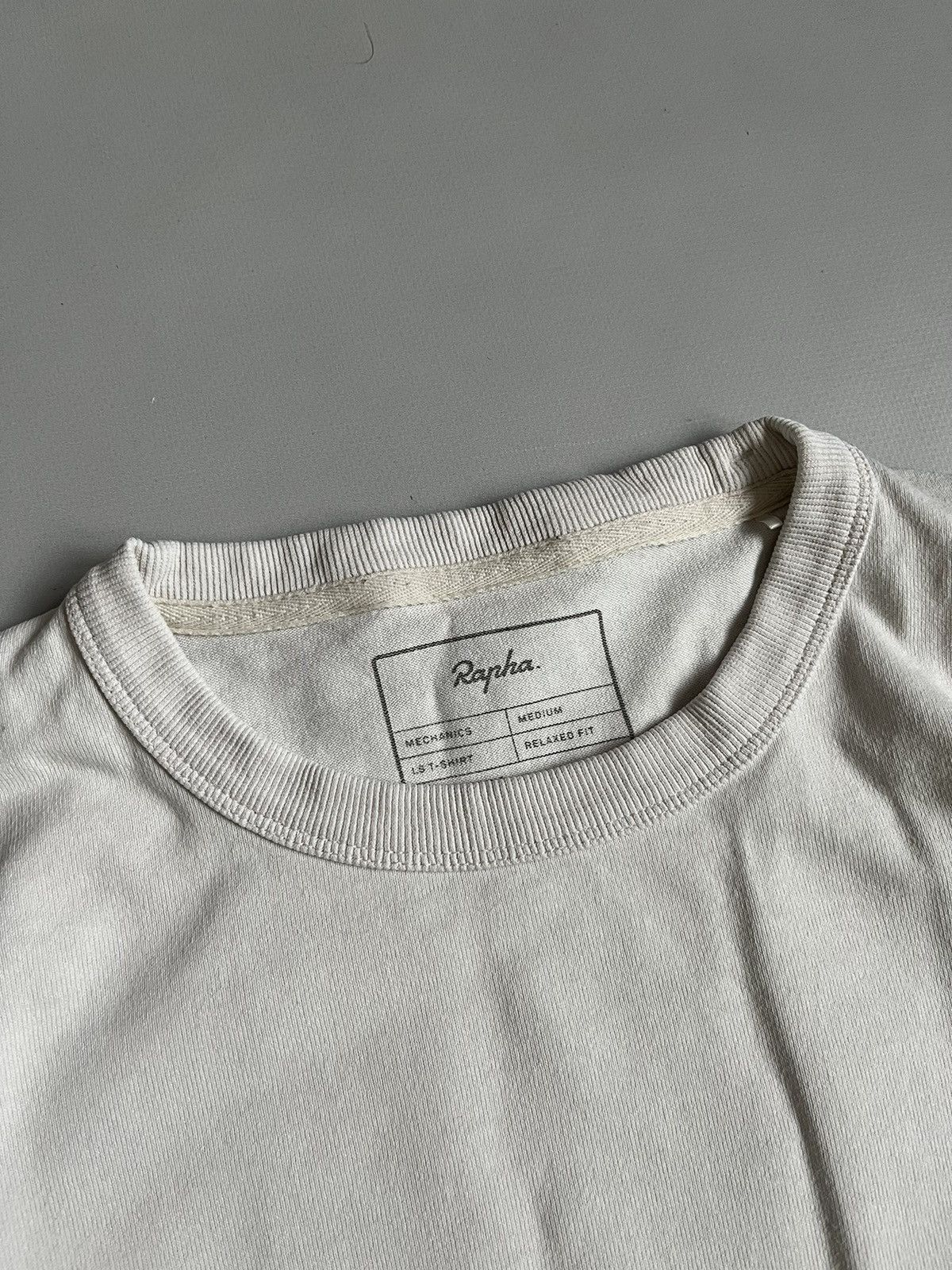 Japanese Brand × Rapha Rapha Men White Mechanics Longsleeve T-shirt Size US M / EU 48-50 / 2 - 2 Thumbnail