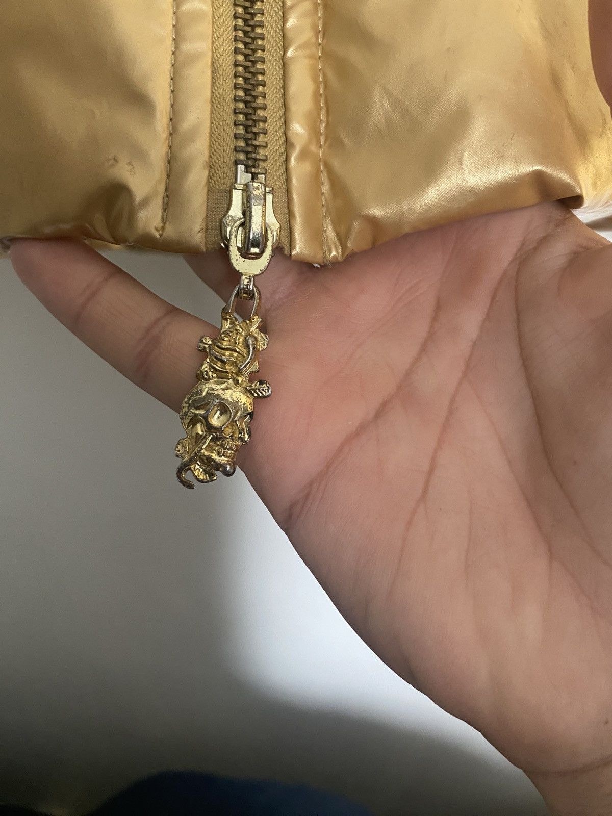 Ed Hardy Ed hardy by Christian Audigier Puffer Jacket Golden 00’s y2k Size US M / EU 48-50 / 2 - 3 Thumbnail