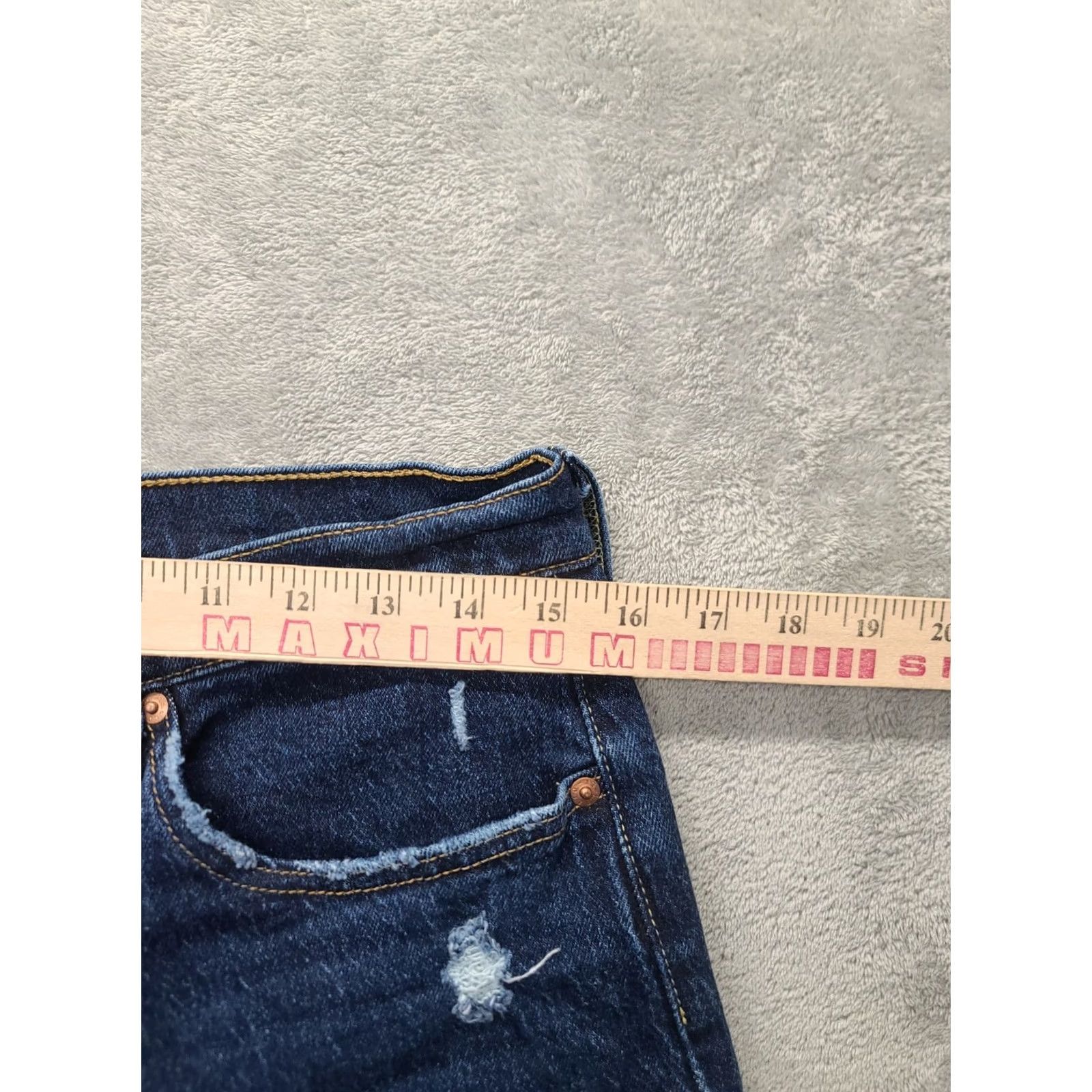 Levi's Levi's 501 XX Jeans Womens 30x26 Regular Fit Straight Dark Wash Button Fly Jeans Size 30" / US 8 / IT 44 - 3 Thumbnail