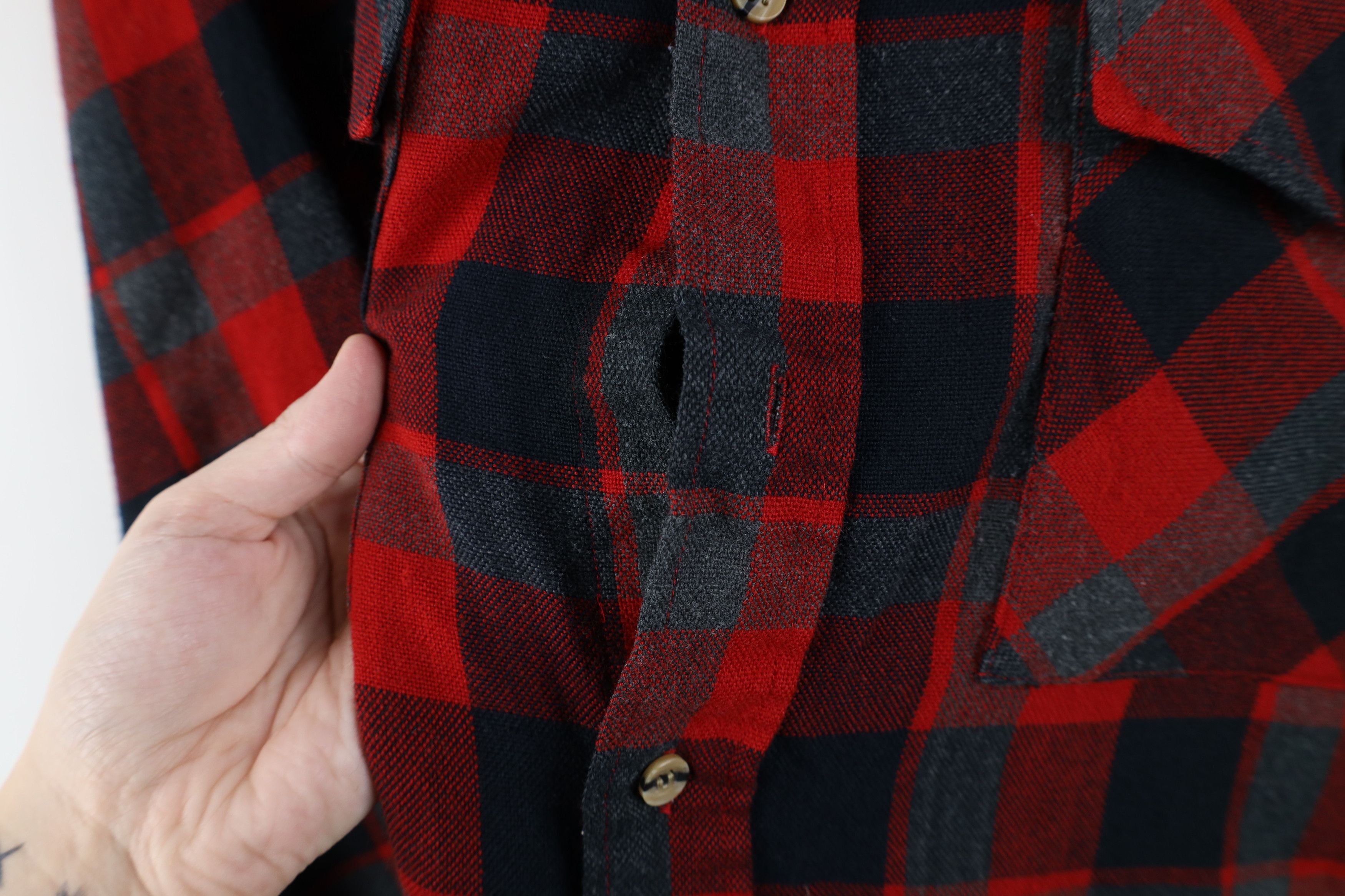 Vintage Vintage 70s 80s Streetwear Pocket Collared Button Shirt Size US L / EU 52-54 / 3 - 4 Thumbnail