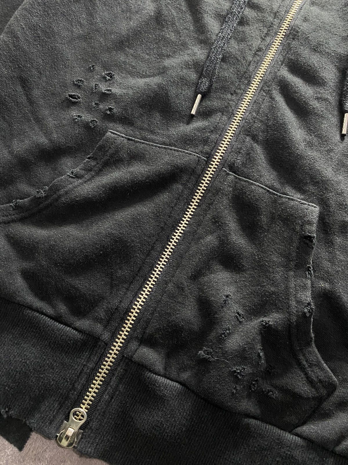 If Six Was Nine × Japanese Brand × Le Grande Bleu (L.G.B.) Ifsixwasnine style unknwn distressed multi zip hoodie Size US L / EU 52-54 / 3 - 4 Thumbnail