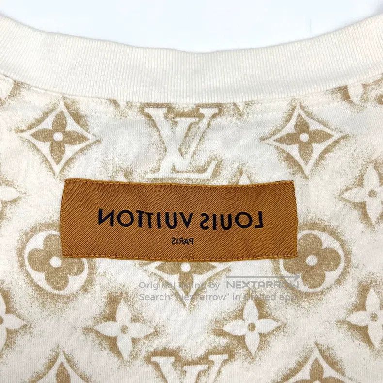 Louis Vuitton Louis Vuitton Beige presbyopic full print short sleeve T-s Size US XL / EU 56 / 4 - 5 Thumbnail