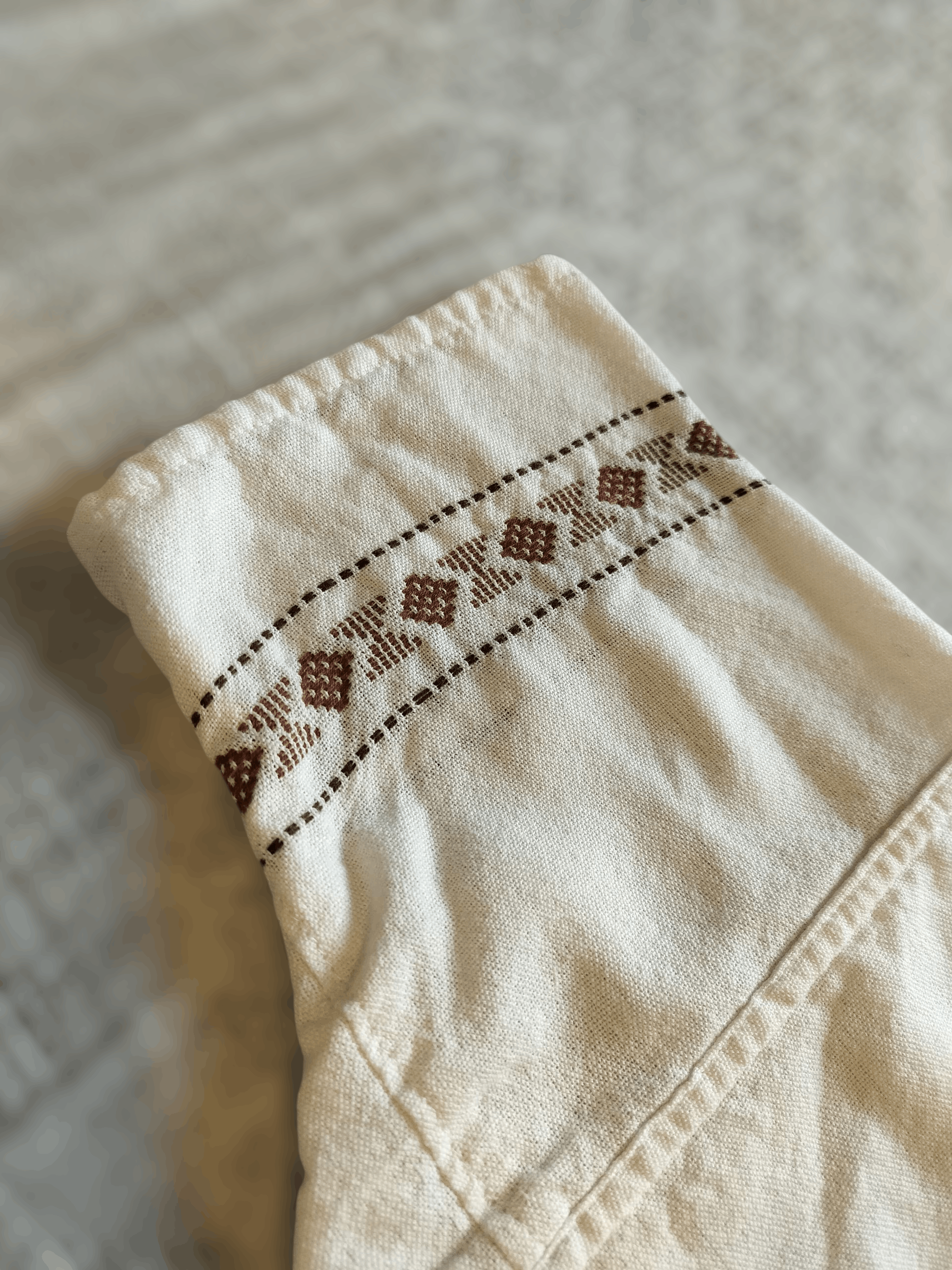 Other Boho retro sustainable 100% cotton shirt with embroidery Size L / US 10 / IT 46 - 2 Thumbnail